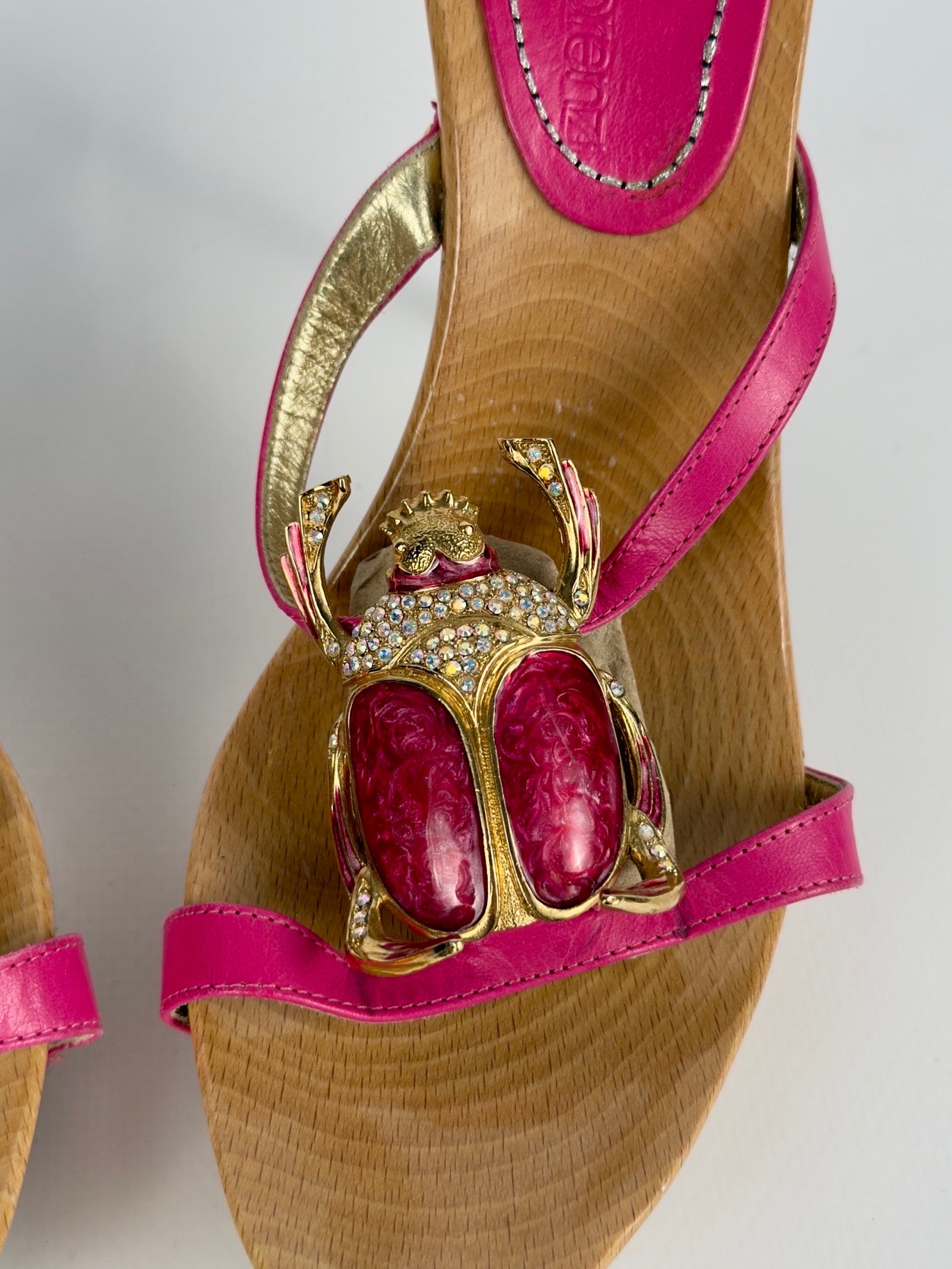 Gianmarco Lorenzi Vintage Beetle Heels — 39