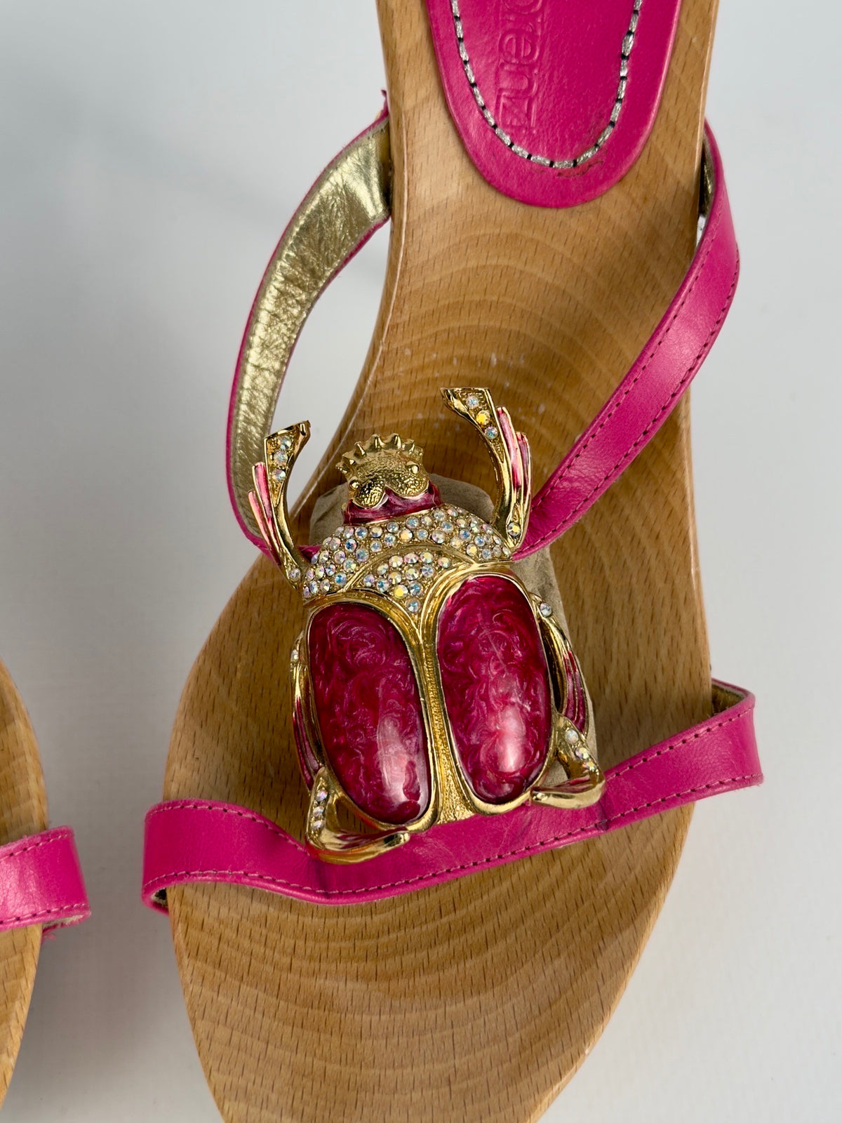 Gianmarco Lorenzi Vintage Beetle Heels — 39