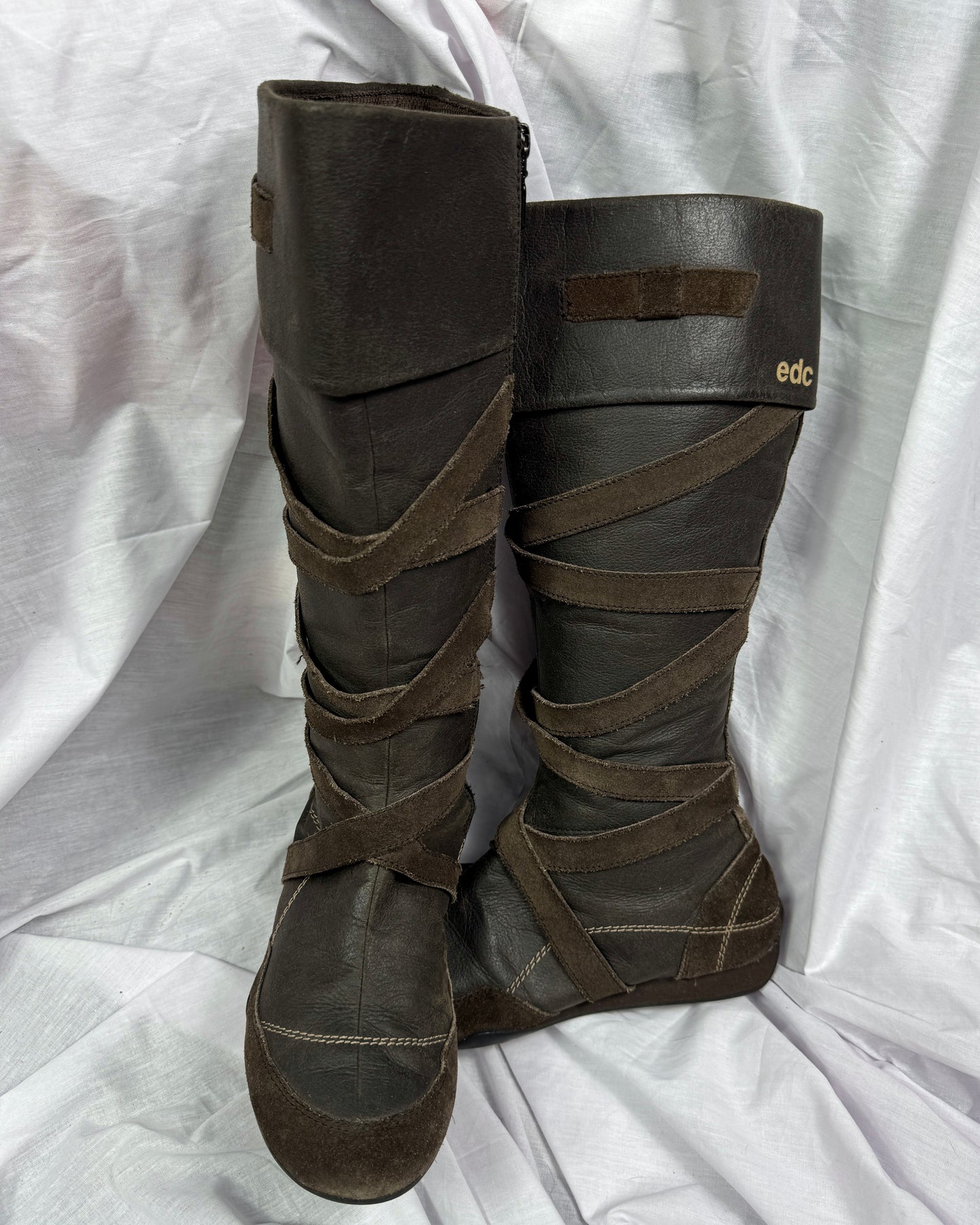 Vintage Mummy Moto Boots 40