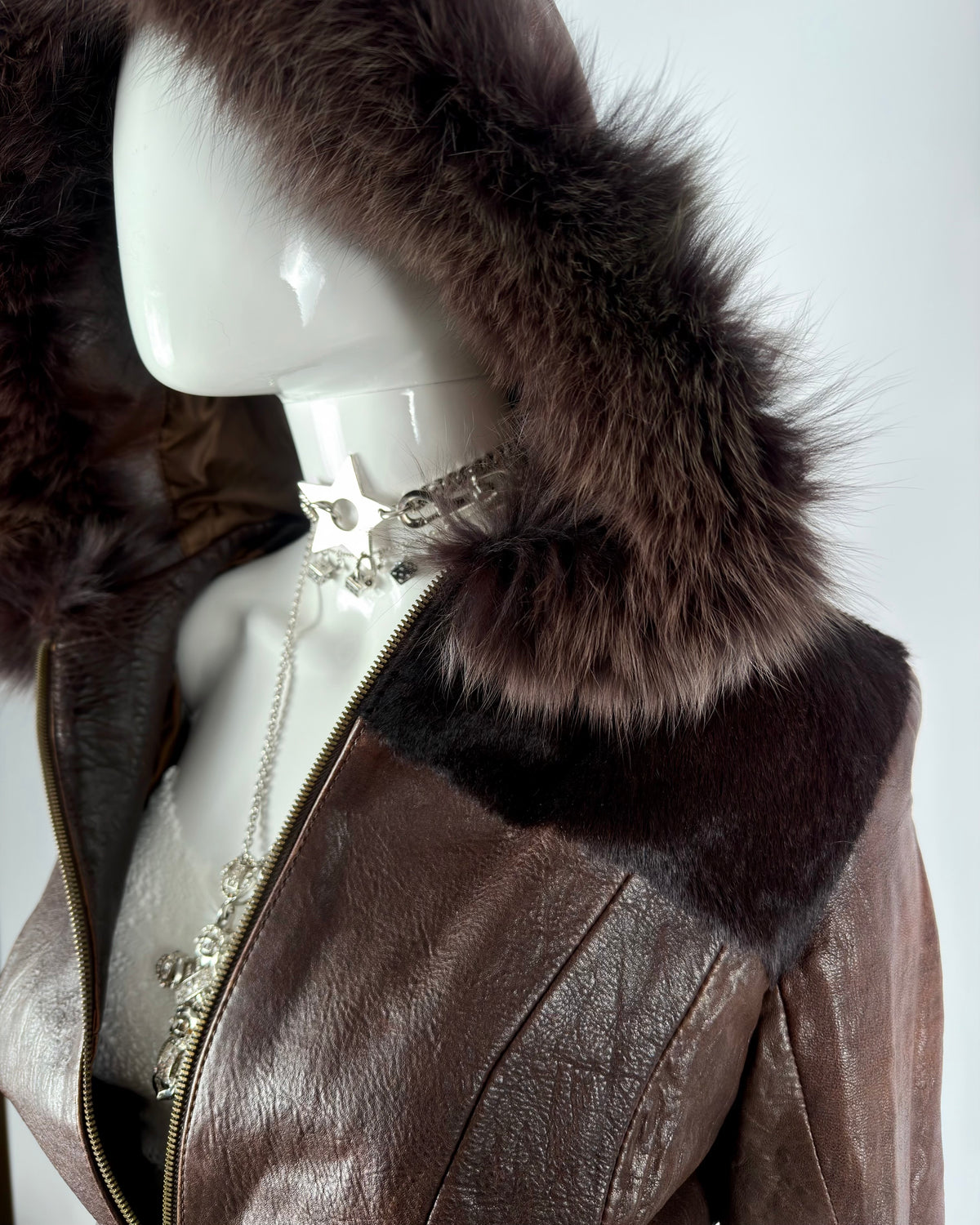 Vintage Pony Hair & Fur Leather Jacket — XS/M