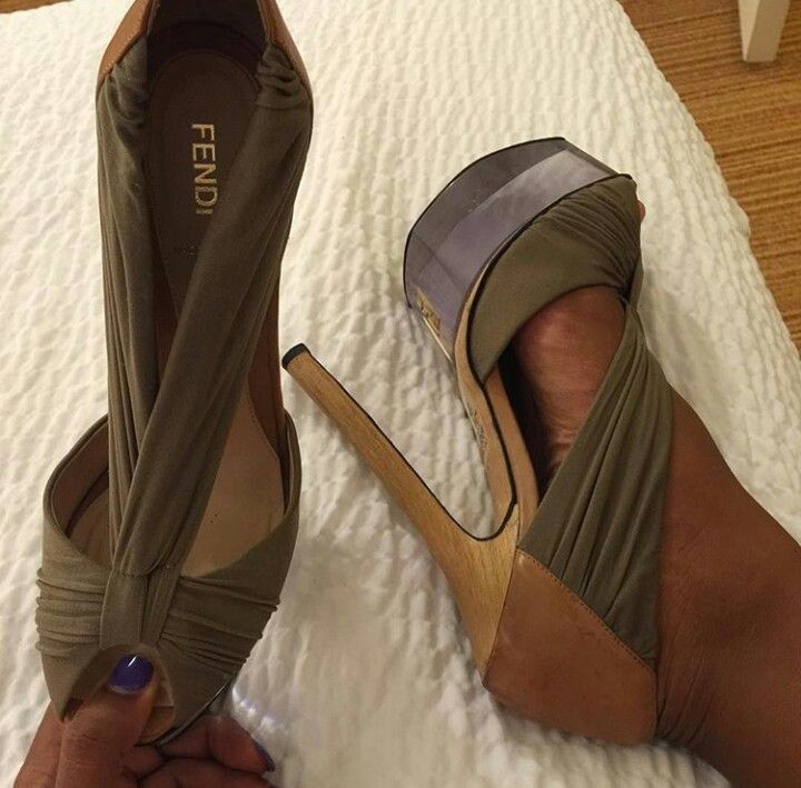 Fendi Cinderella 2010 Lucite Heels — 36.5