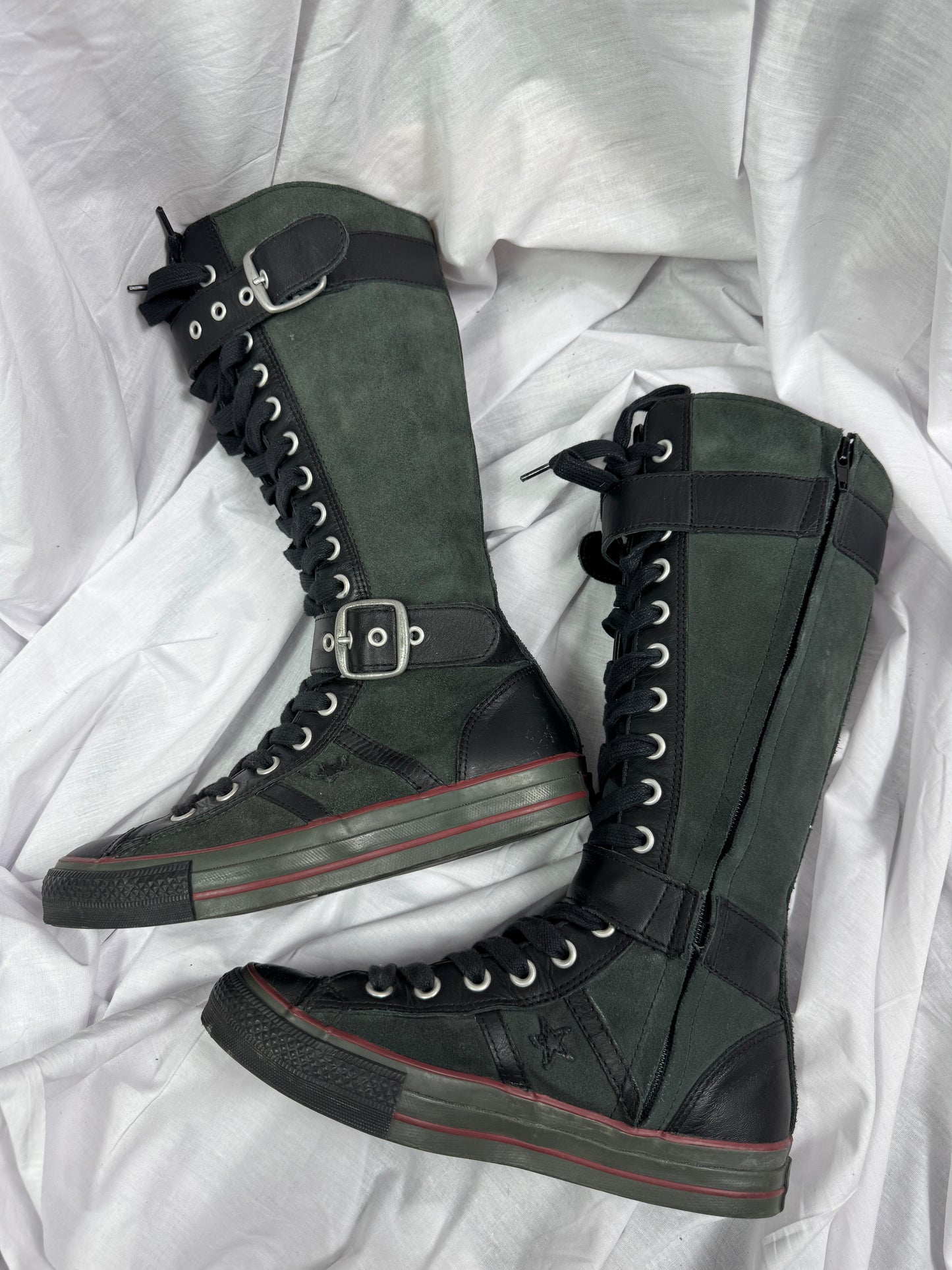 Converse Vintage Buckle Leather Boots 37/38