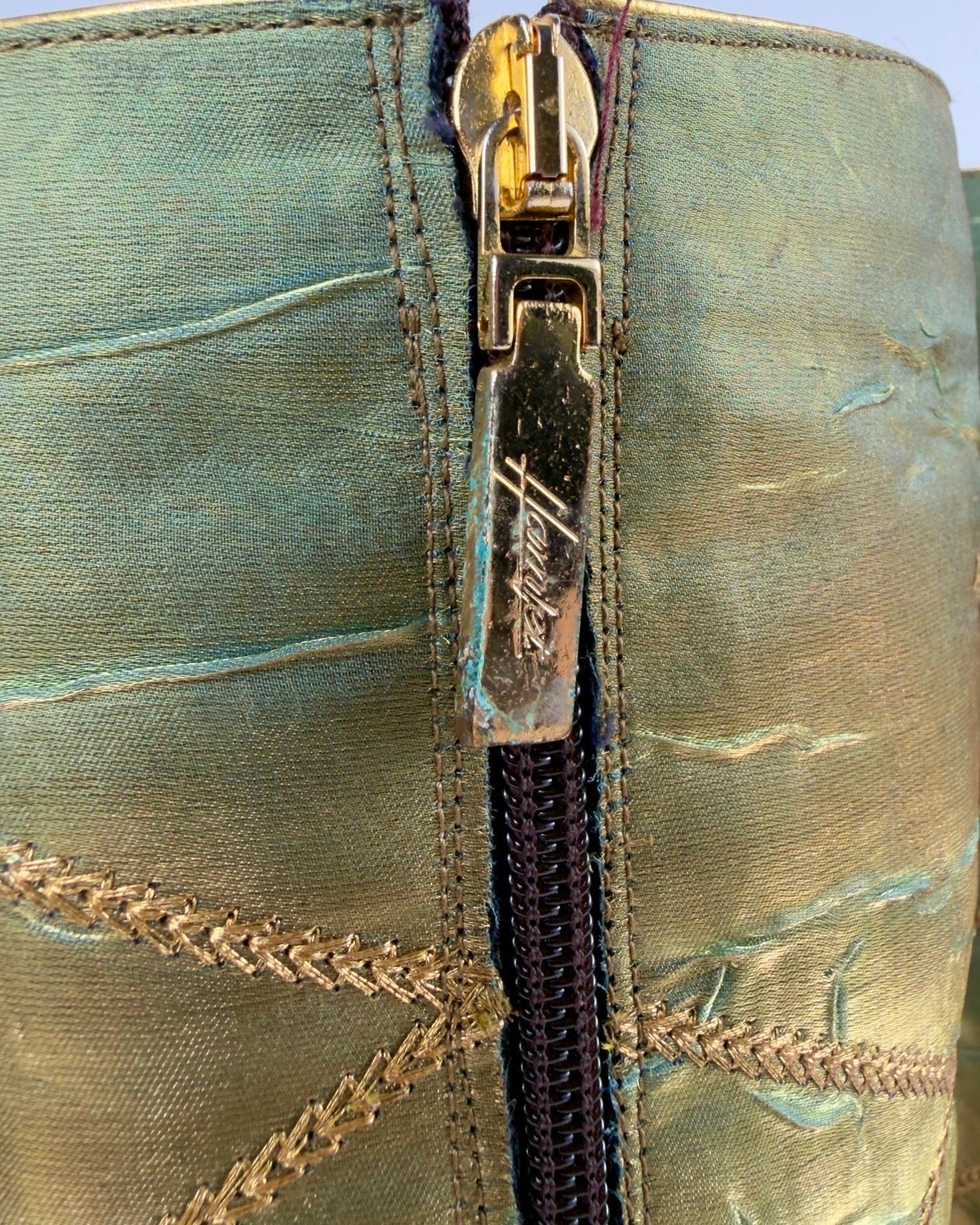Hamlet Couture Spiderweb Vintage Italian Boots — 35/35.5