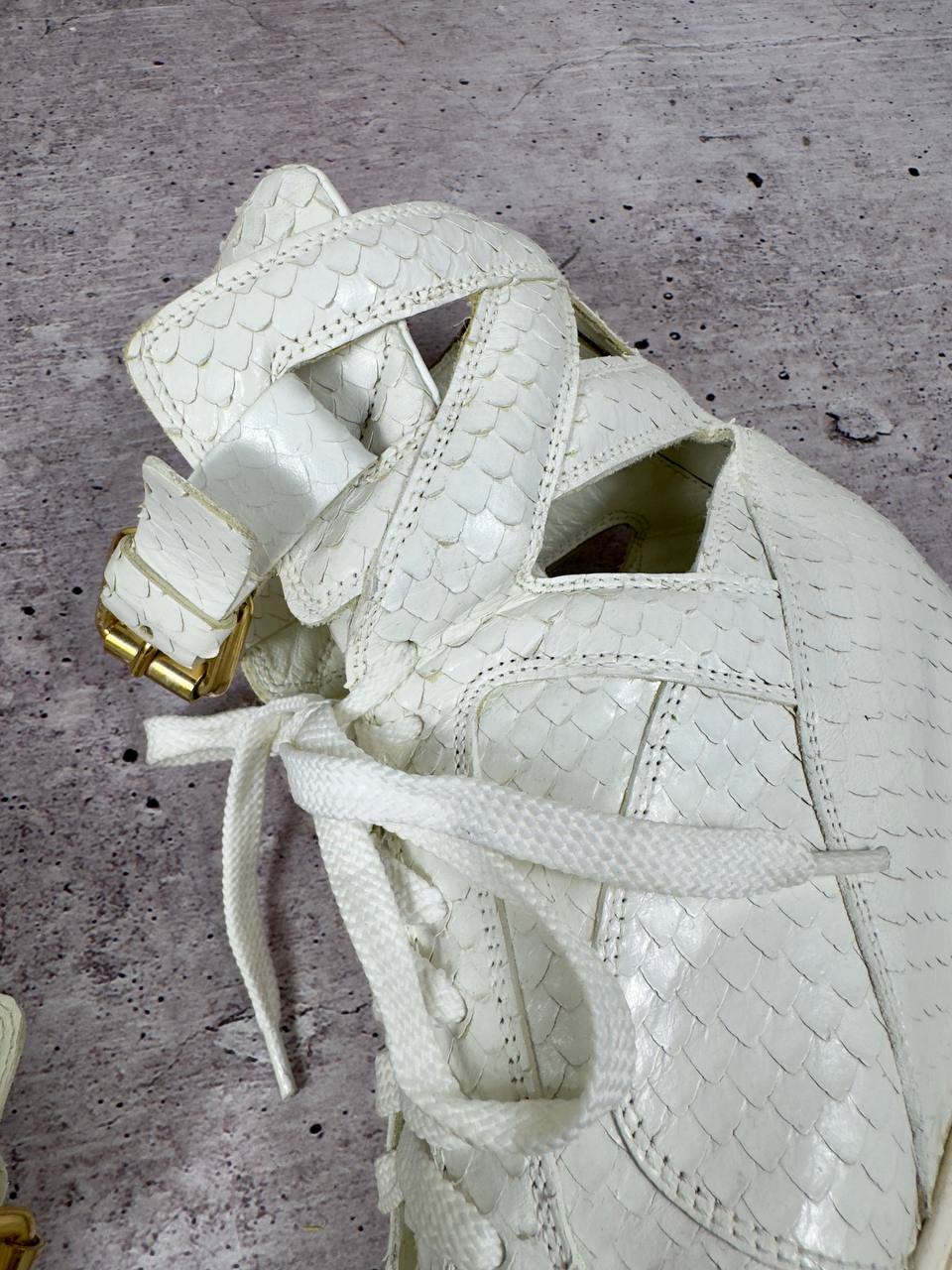 Casadei Vintage Python Wedge Sneakers 39/39.5 RRP1000$+
