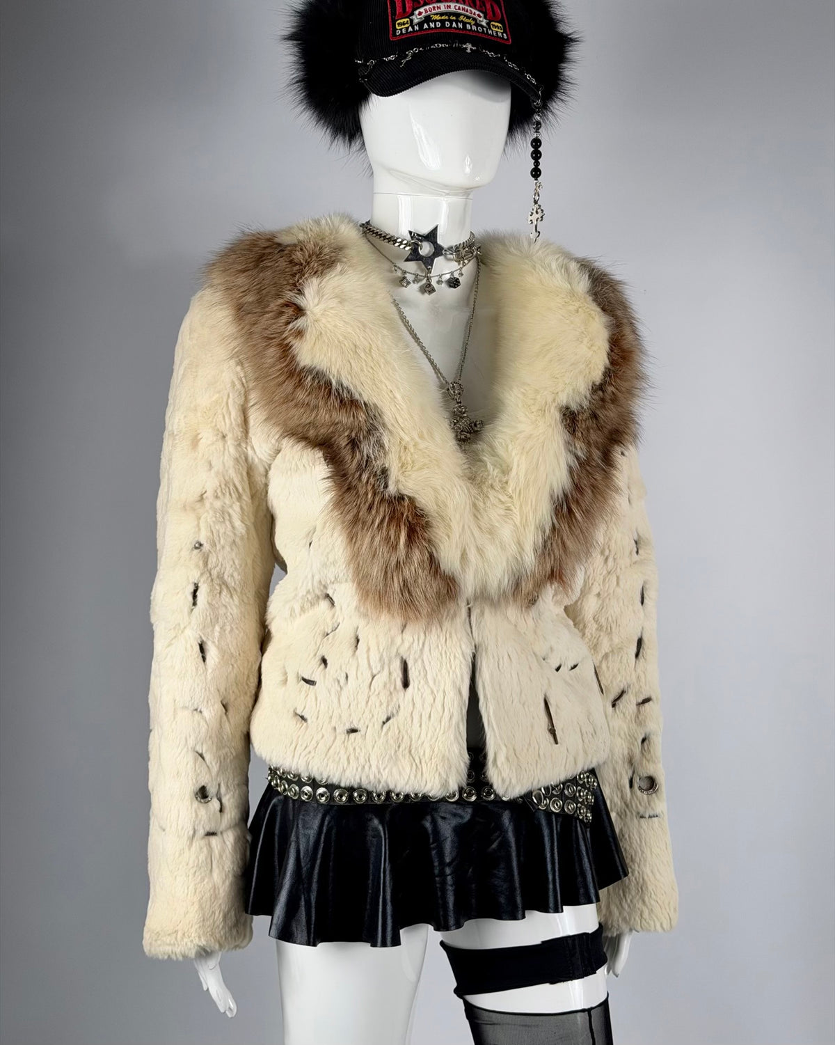 Vintage Fox Fur Jacket — XS/M