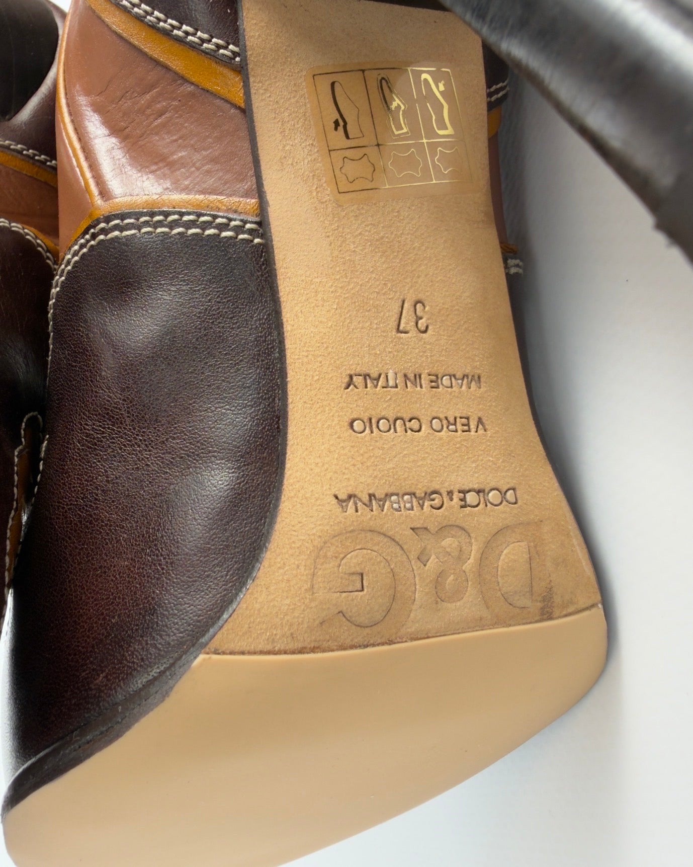 D&G SS04 Cowboy Butterfly Boots — 37