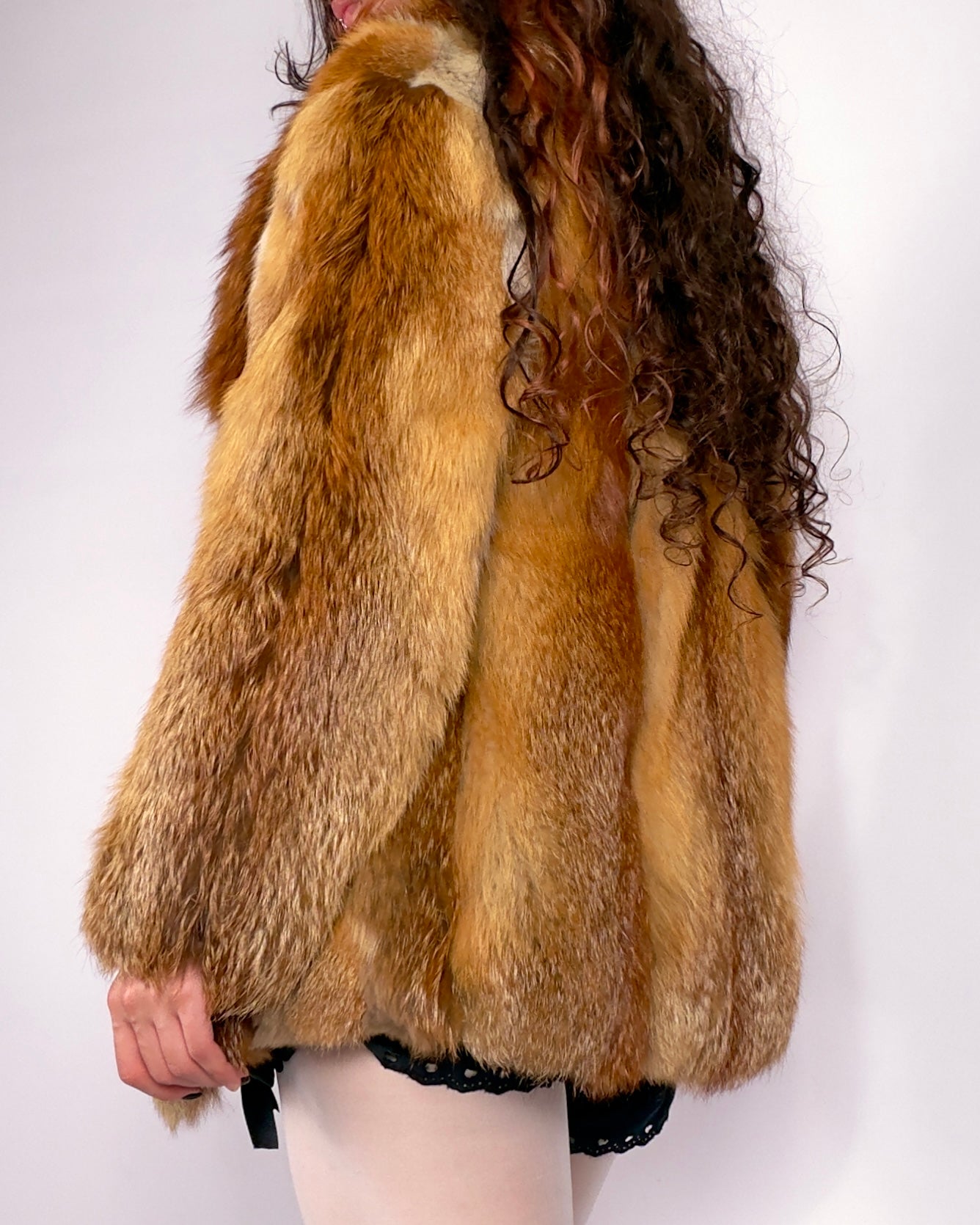 Vintage Fox Fur Jacket — XS/M