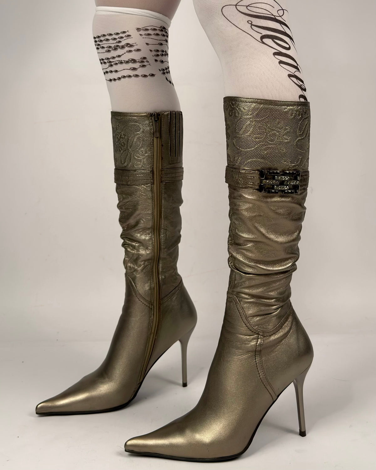 Vintage Leather Boots — 38