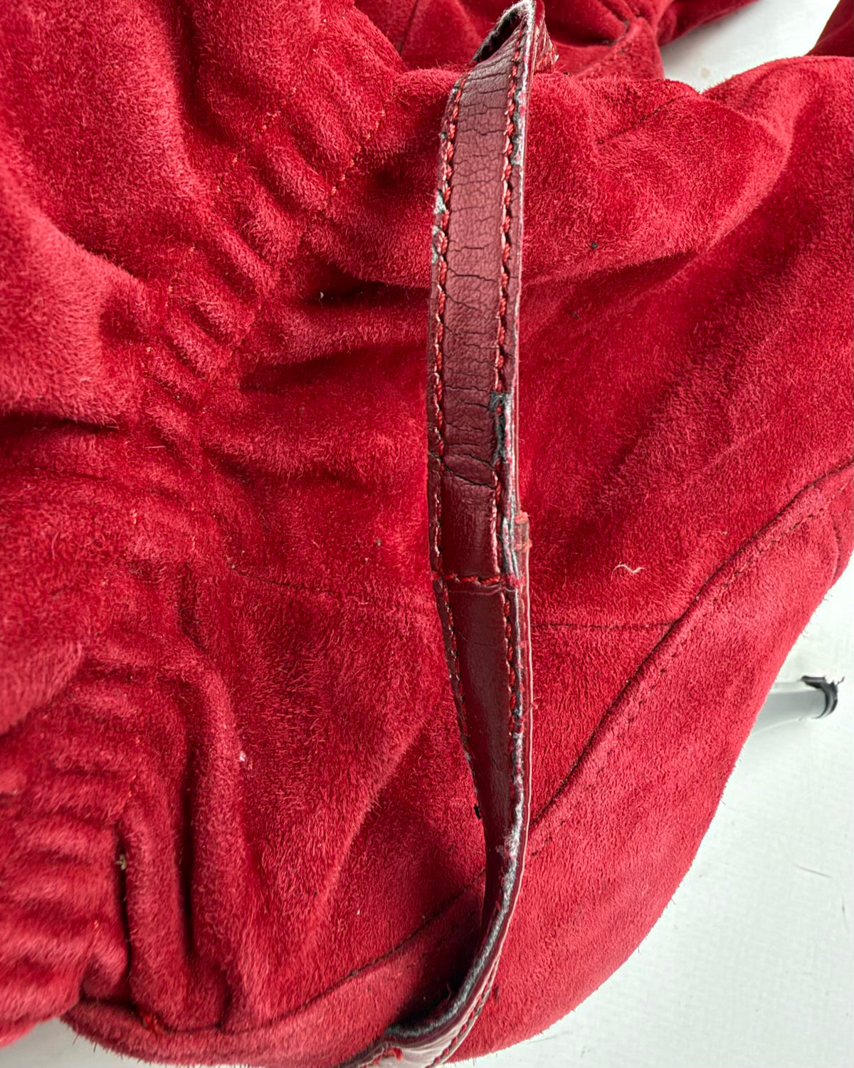 Vintage Italian Suede Slouch Boots — 39