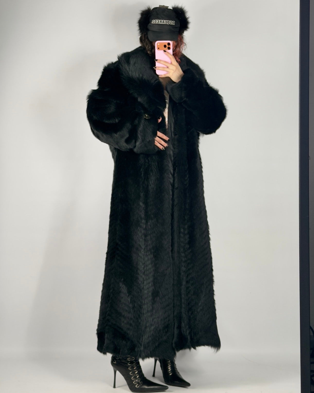 Vintage Fur Coat L/XXL