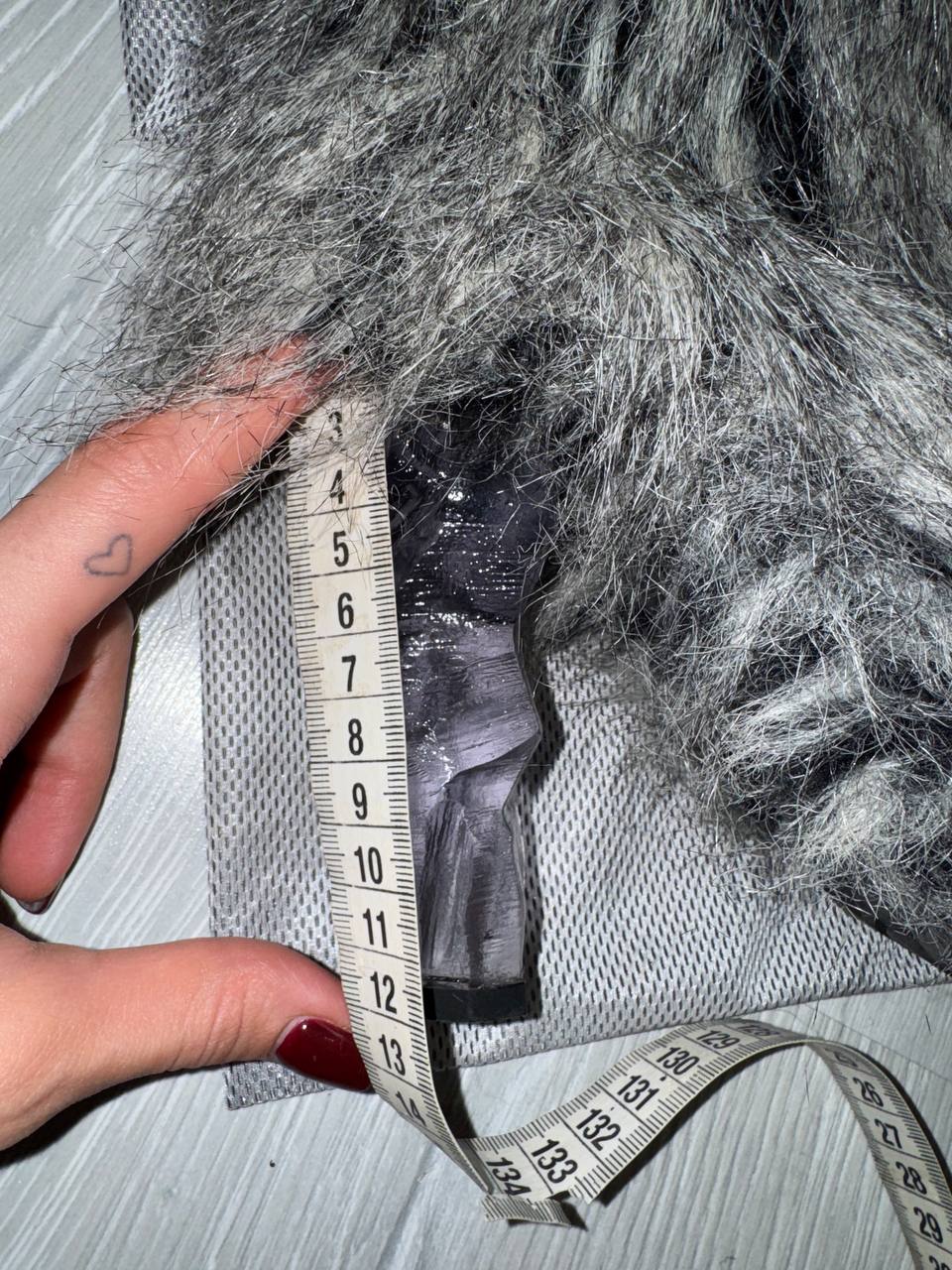 Chanel Fall 2010 Runway Faux Fur Fantasy Yeti Boots Icicle Heels 38С