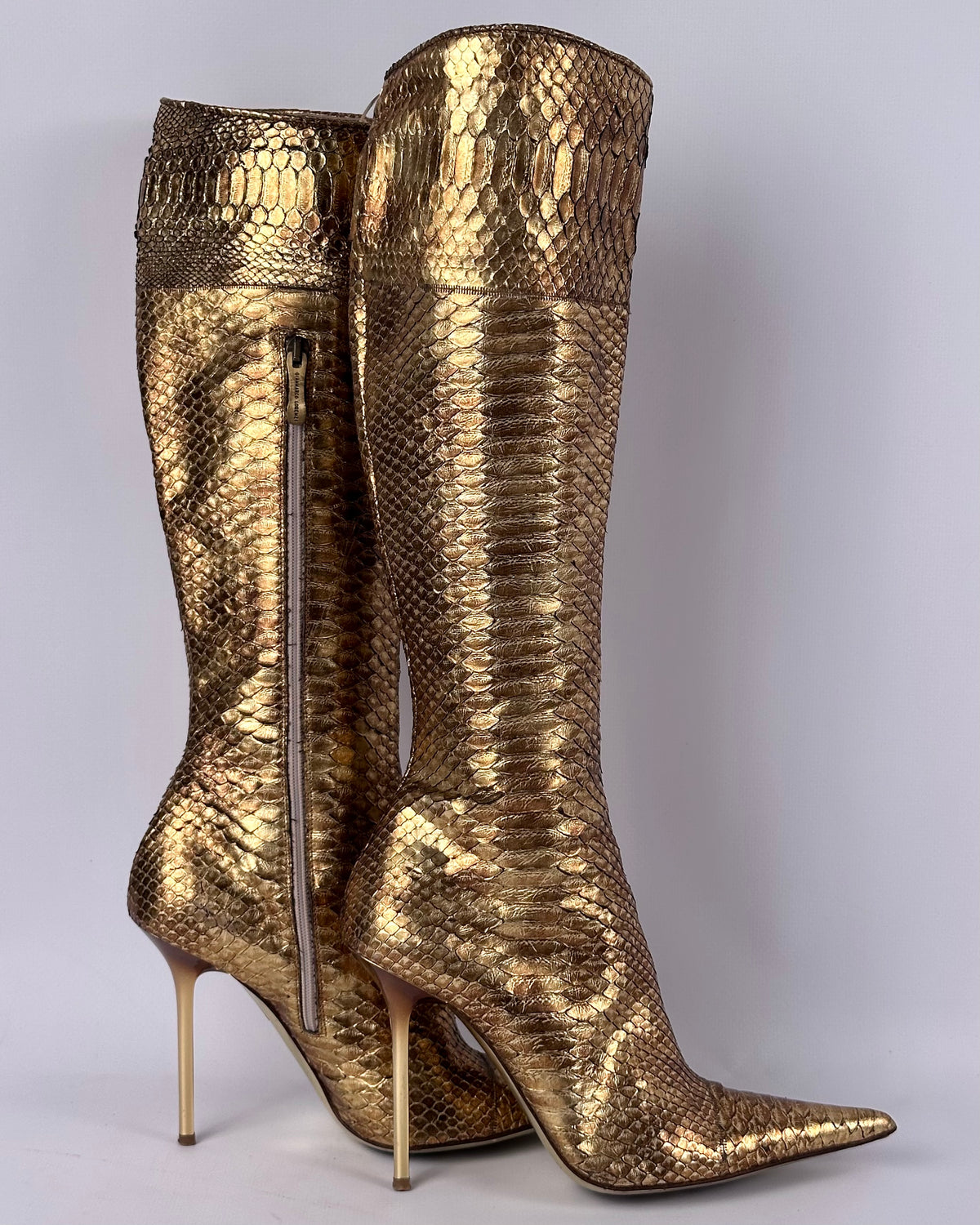 Gianmarco Lorenzi Vintage Leather Boots — 36