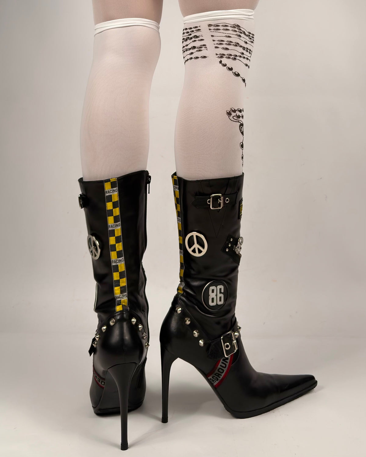 Le Silla Vintage Racing Boots — 38