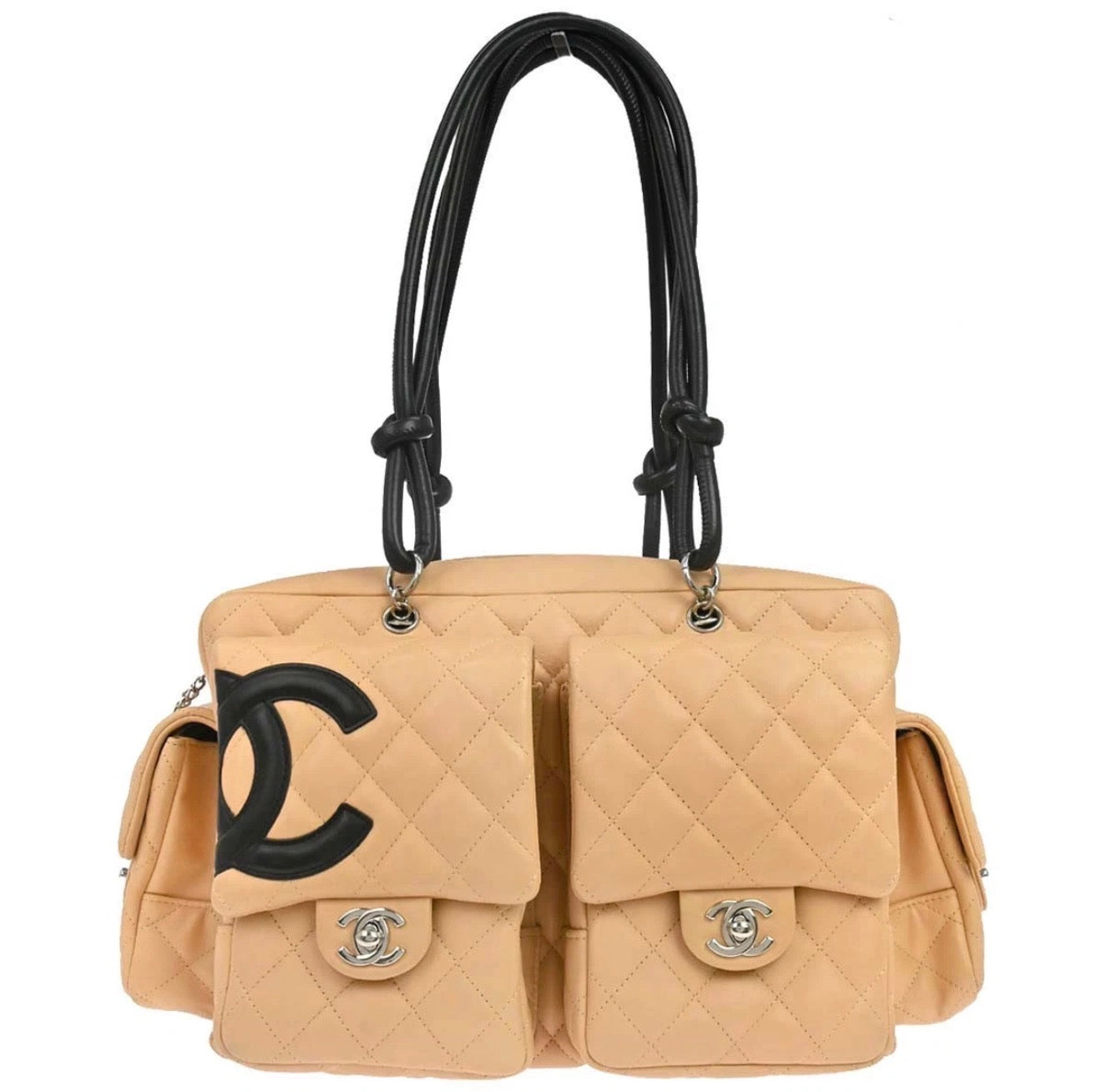 Chanel Cambon 2005 Multipocket Reporter Vintage Bag