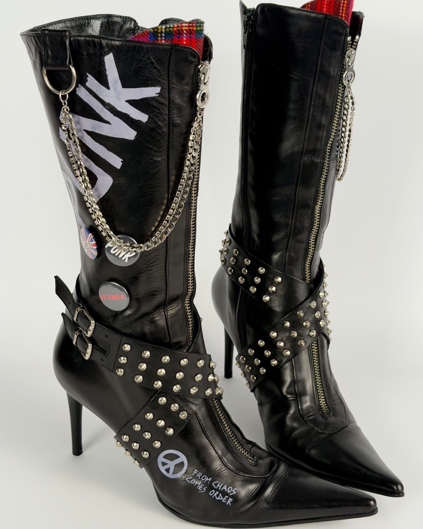 Le Silla Vintage Punk Boots — 40