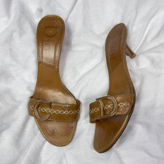 Christian Dior by Galliano FW05 Vintage Kitten Heels — 36.5