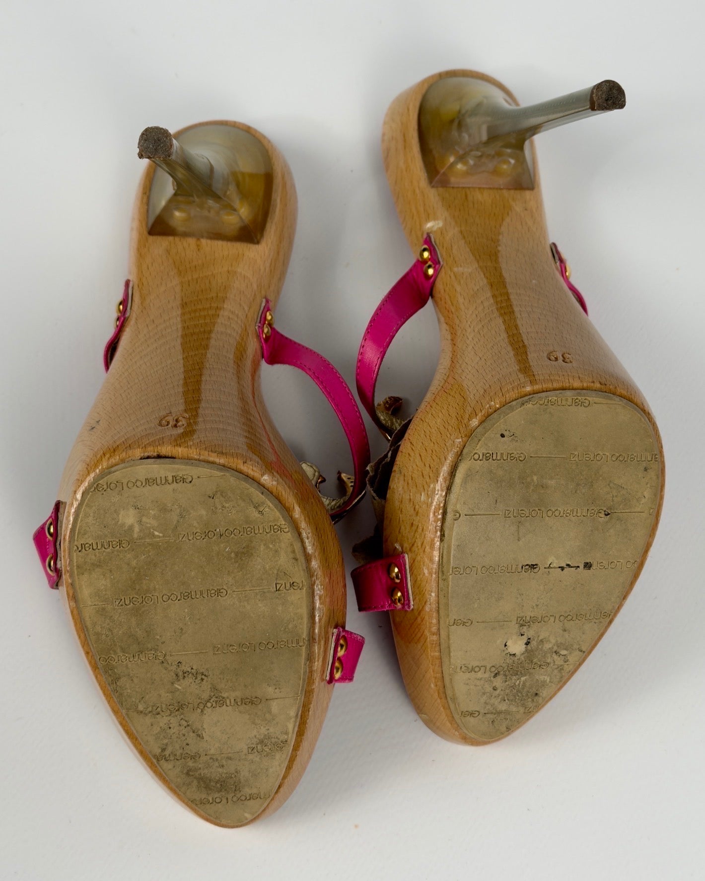 Gianmarco Lorenzi Vintage Beetle Heels — 39