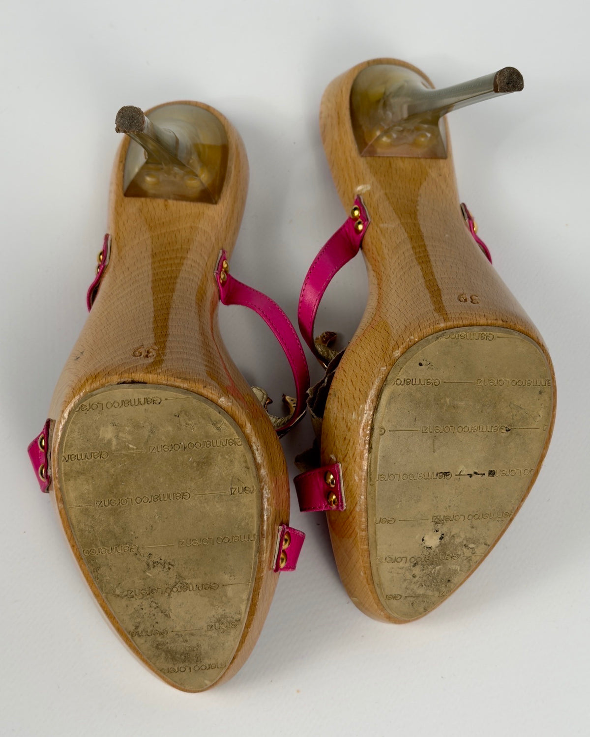 Gianmarco Lorenzi Vintage Beetle Heels — 39