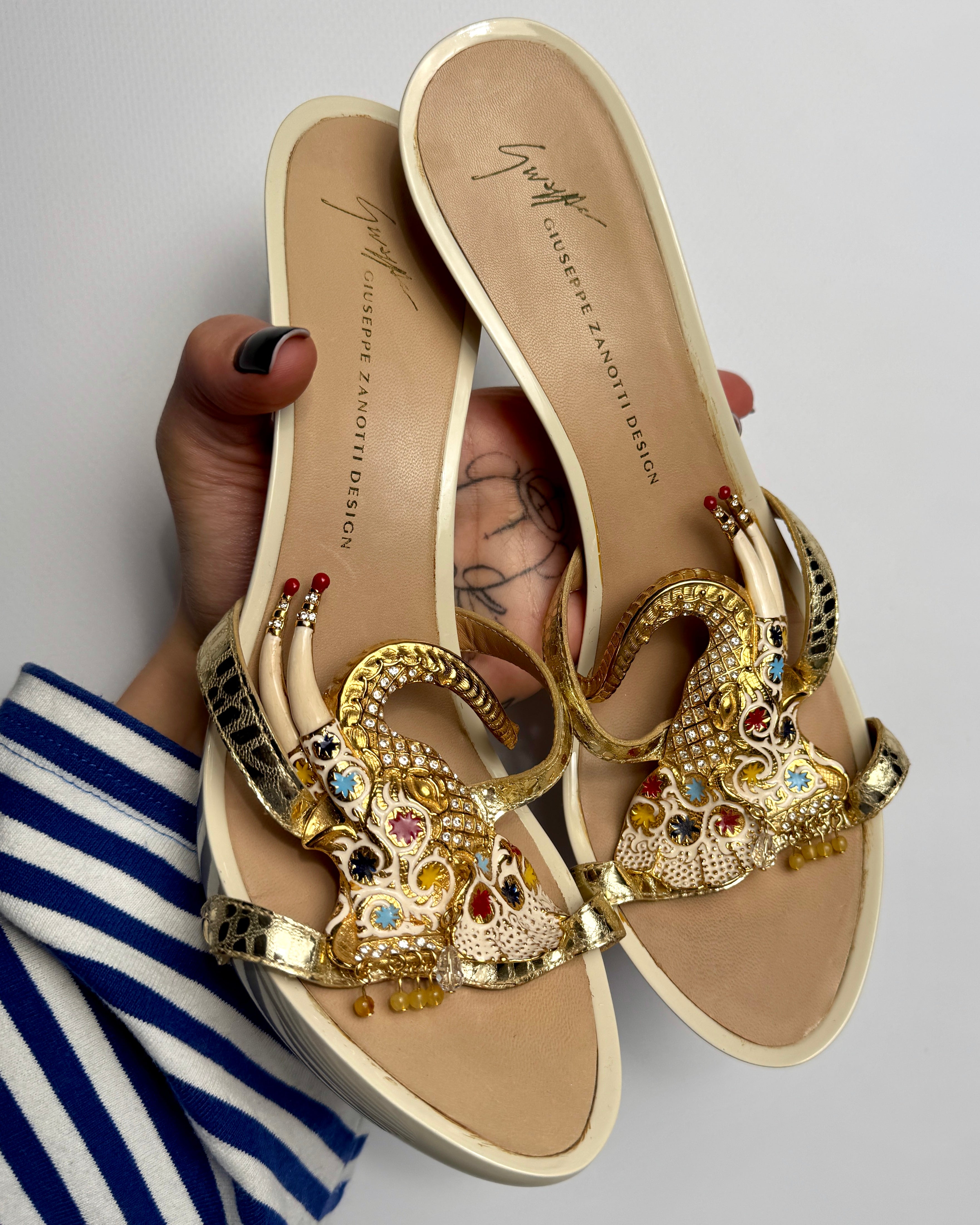 Giuseppe Zanotti Vintage Heels — 40 – darina`s garms