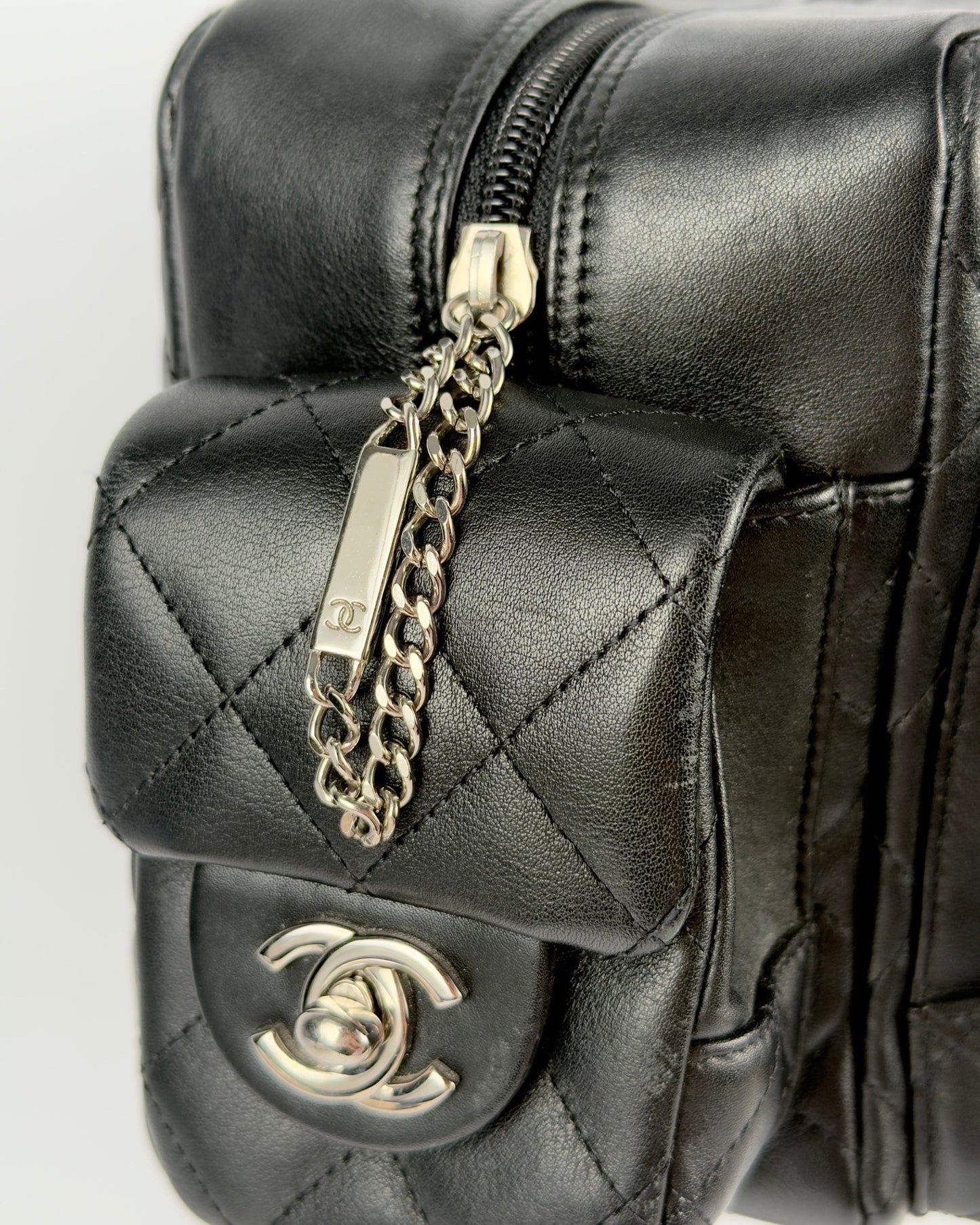 Chanel Cambon 2005 Multipocket Reporter Vintage Bag