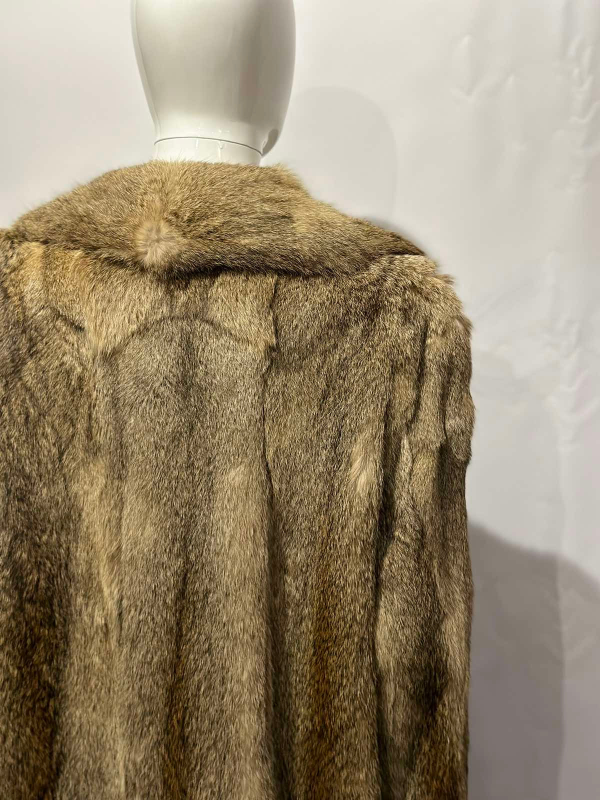 Vintage Long Red Fox Fur Coat