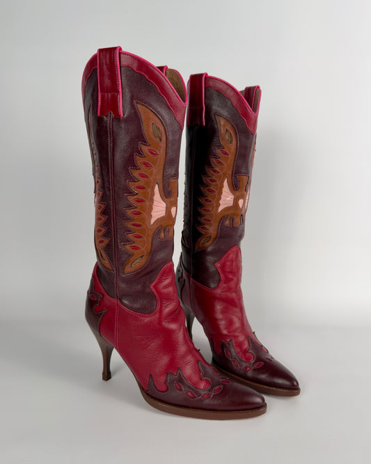 D&G SS 04 Cowboy Boots — 37