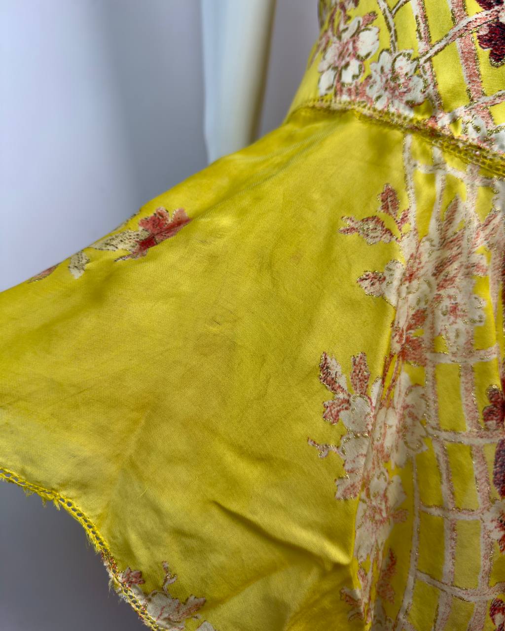 Roberto Cavalli S/S 2003 Iconic Chinoiserie Mini Silk Corset Dress