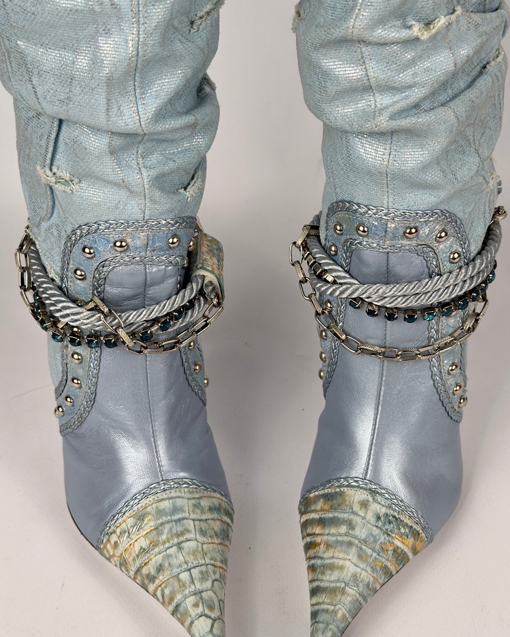 El Dante’s Couture Vintage Cowboy Boots — 36