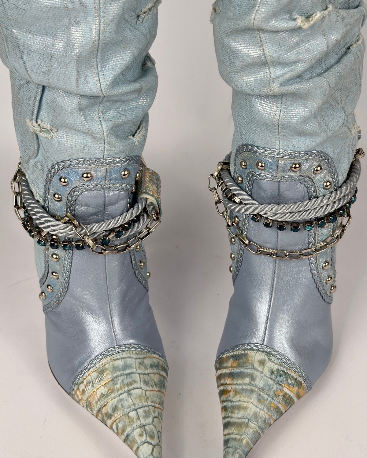 El Dante’s Couture Vintage Cowboy Boots — 36