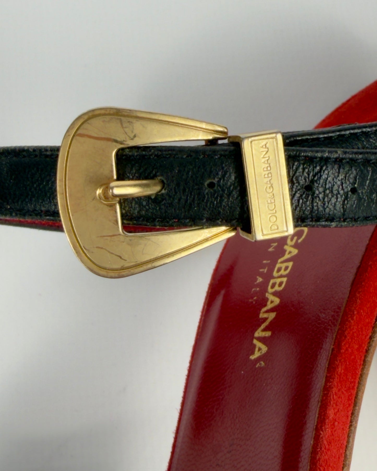 Dolce & Gabbana c.2004 Vintage Spur Heels — 37.5/38