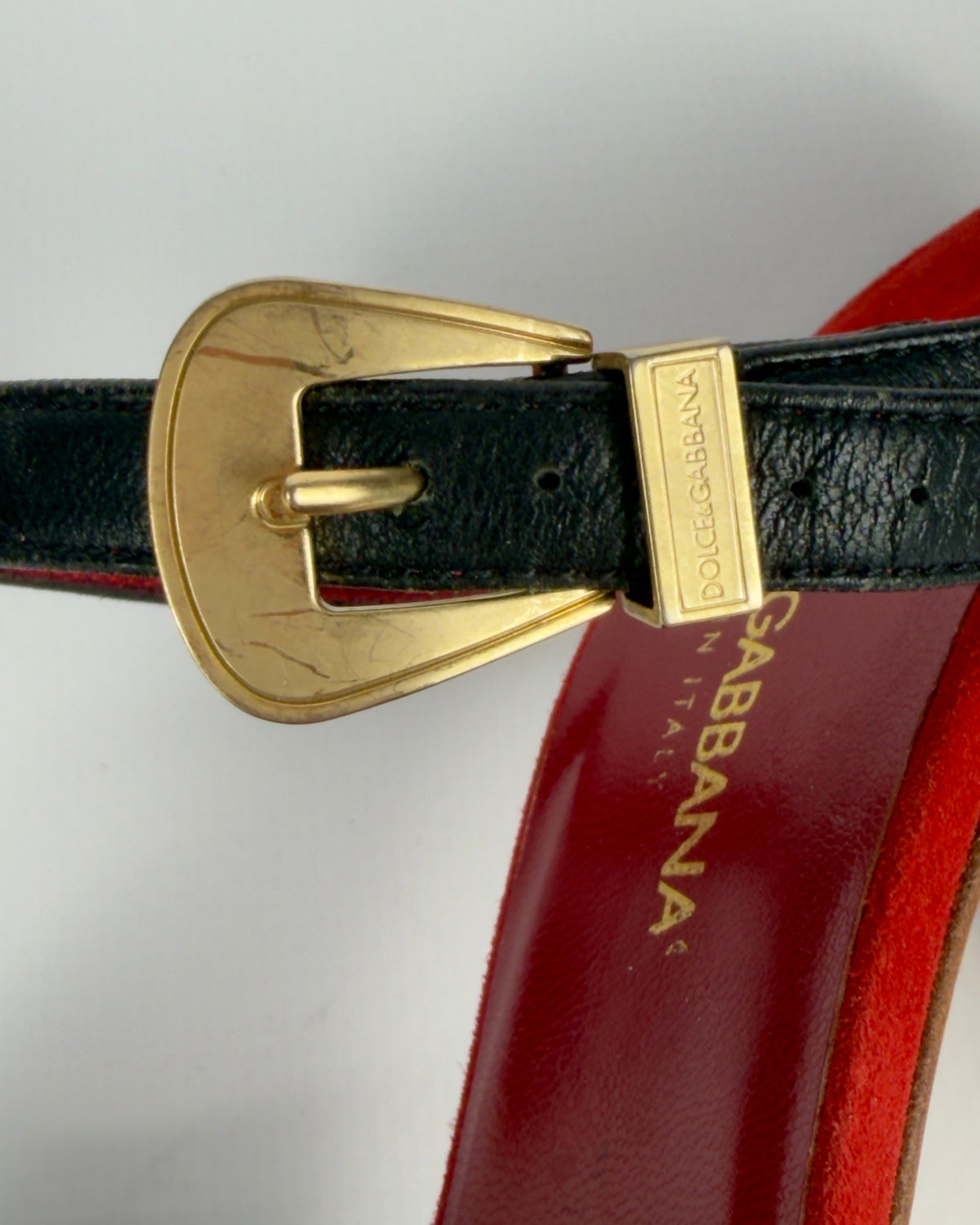 Dolce & Gabbana c.2004 Vintage Spur Heels — 37.5/38