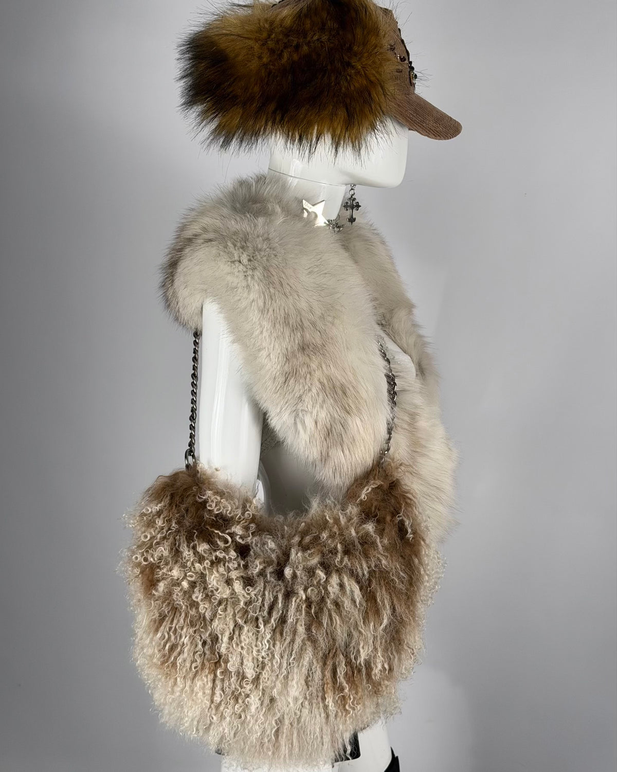 Vintage Llama Fur Bag
