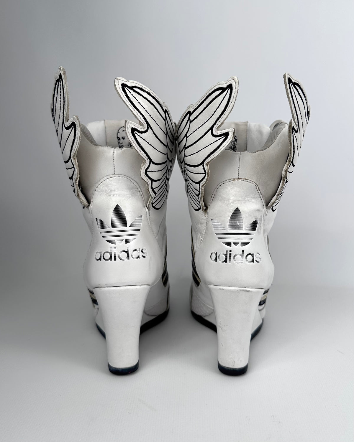 Adidas x Jeremy Scott Wing Wedge Boots — 36 US5