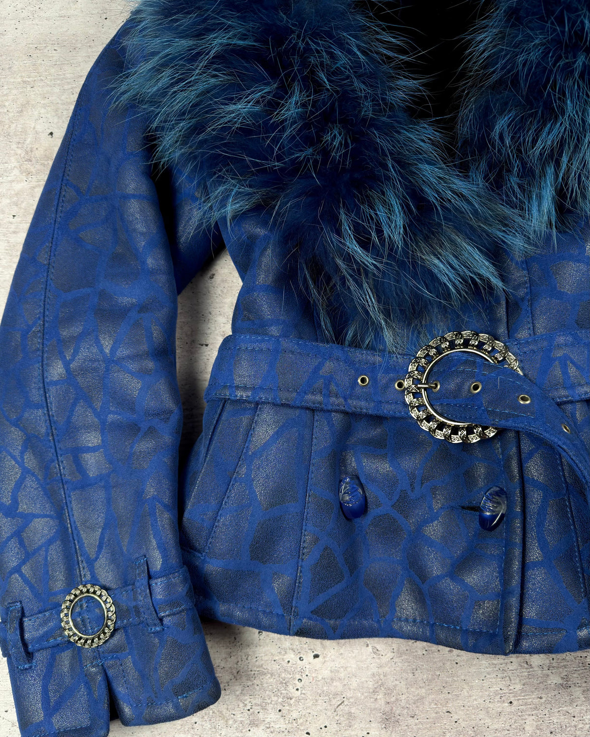Vintage Faux Fur Shearling Jacket — S/M