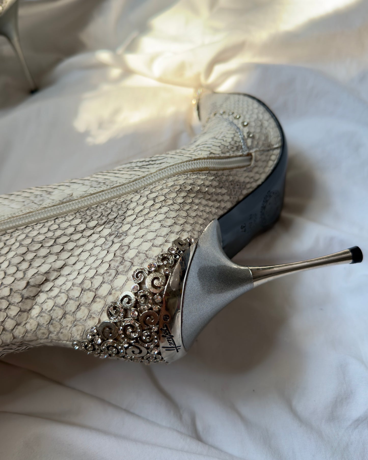 Hamlet Couture Italian Python Boots