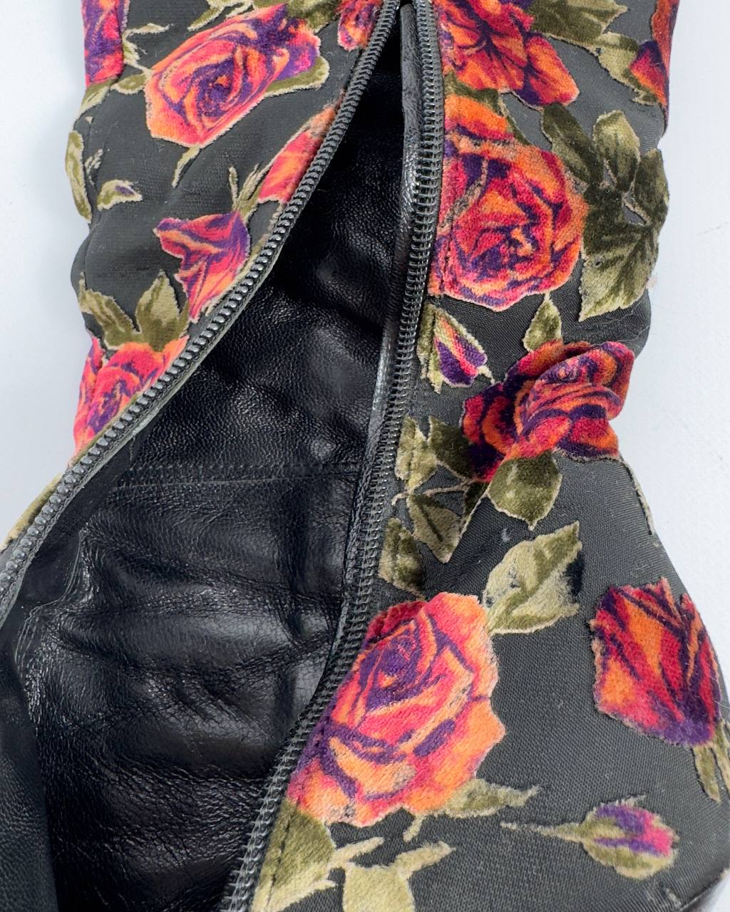 Casadei Vintage Roses Boots — 39