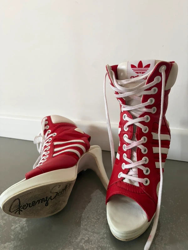 Adidas x Jeremy Scott 2014 Rare Sneaker Heels — 37/37.5 US6