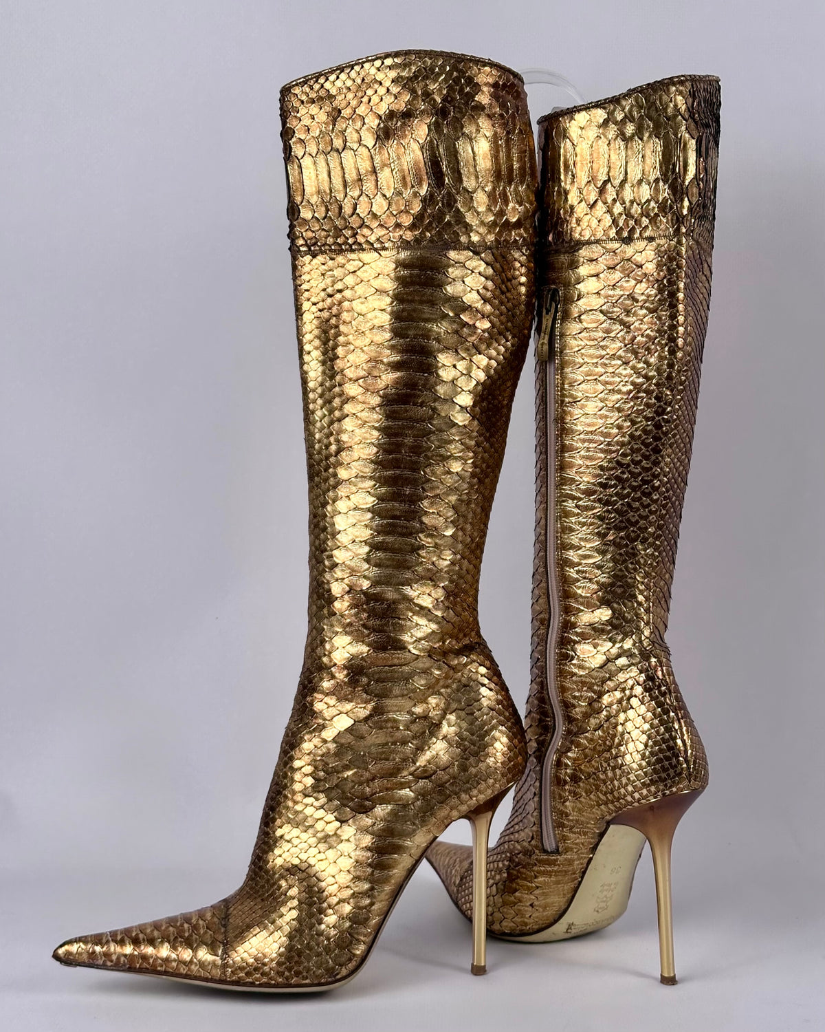 Gianmarco Lorenzi Vintage Leather Boots — 36