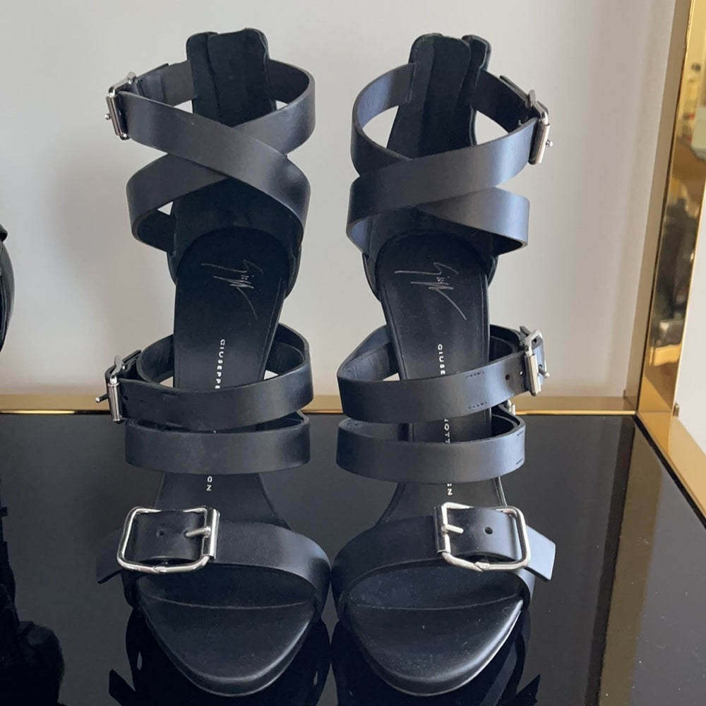 Giuseppe Zanotti Buckle Heels — 38