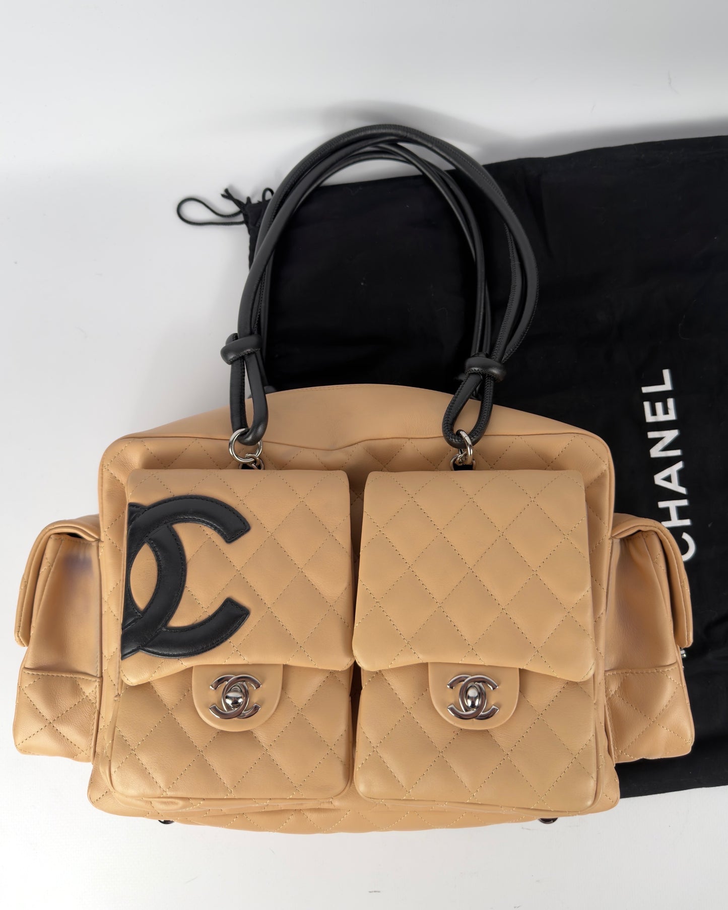Chanel Cambon 2005 Multipocket Reporter Vintage Bag