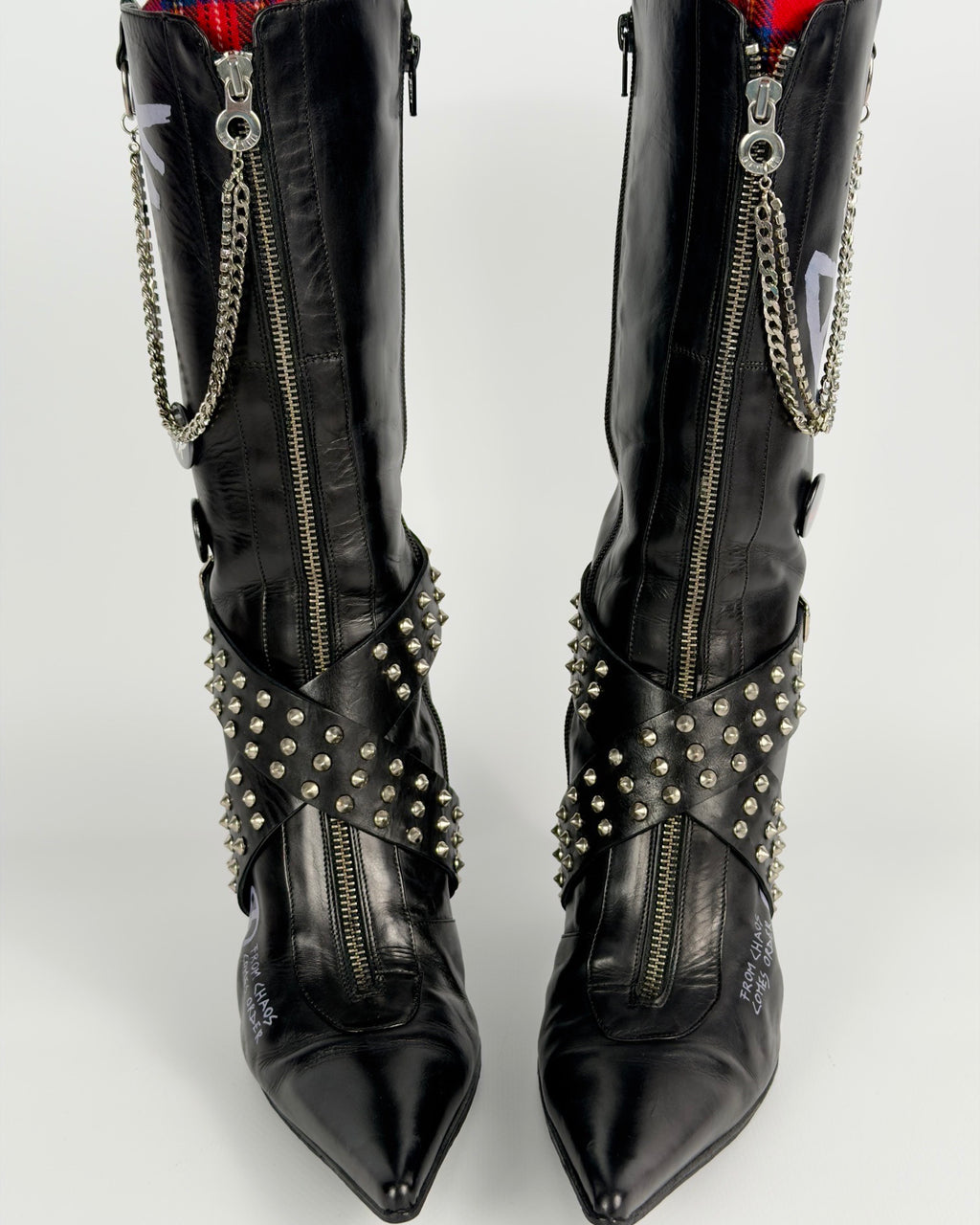 Le Silla Vintage Punk Boots — 40