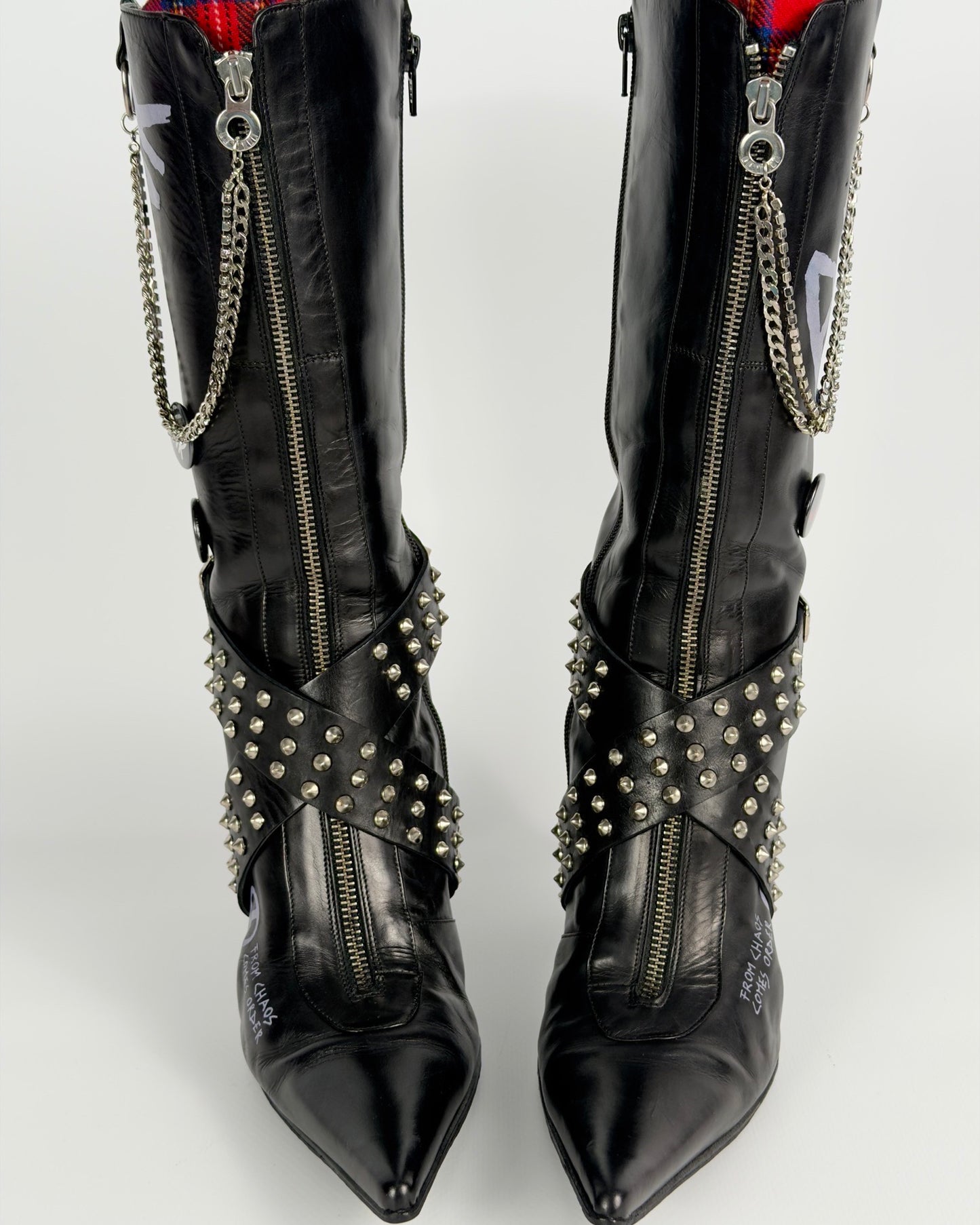 Le Silla Vintage Punk Boots — 40