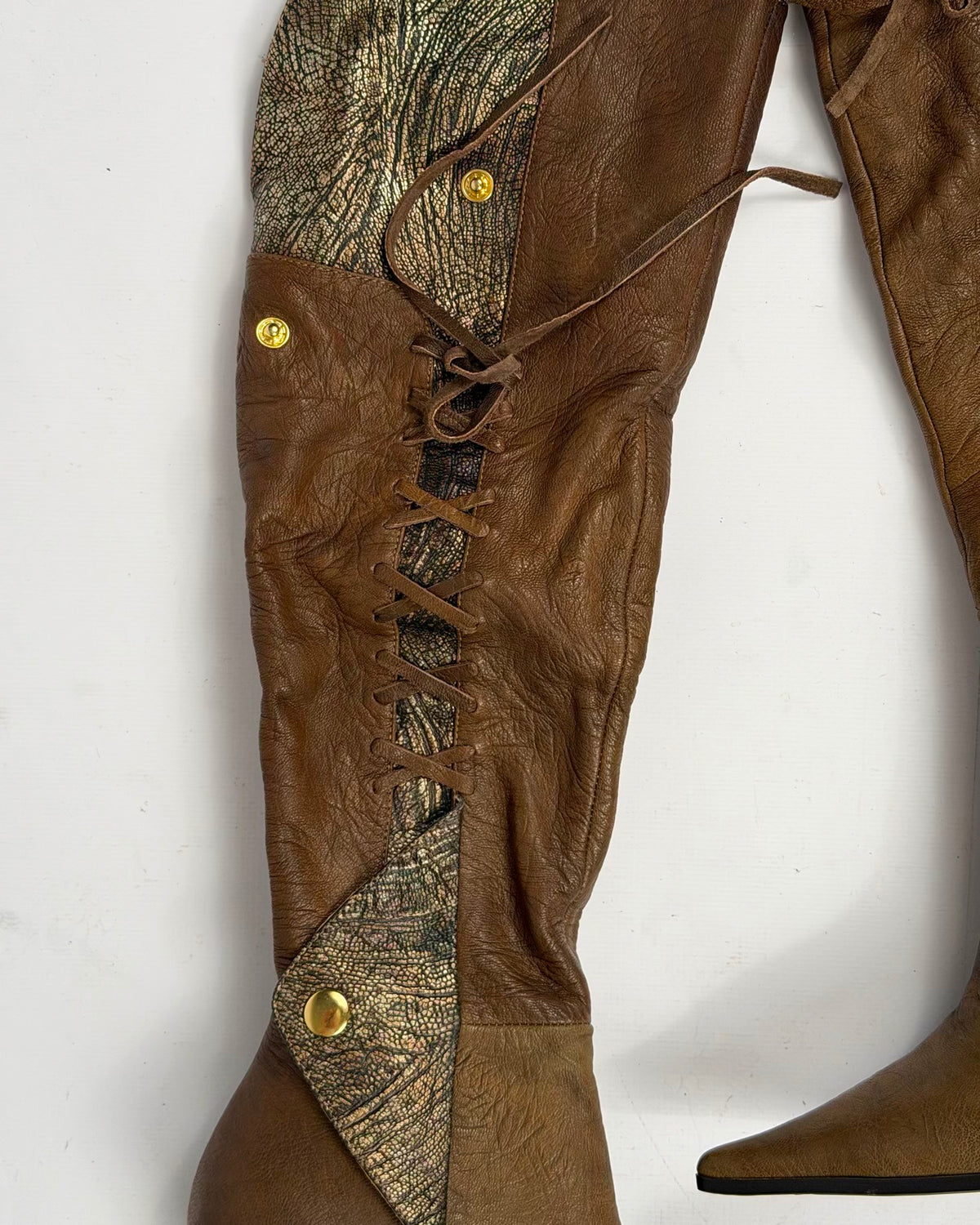 Vintage Leather Boots — 37, 38, 39