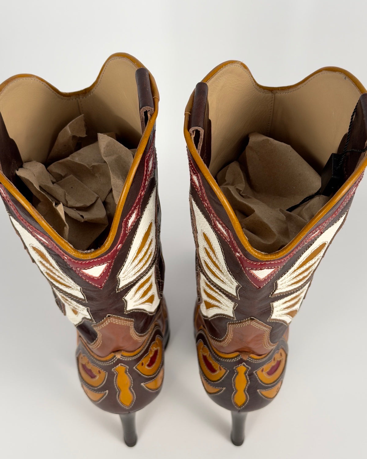 D&G SS04 Cowboy Butterfly Boots — 37