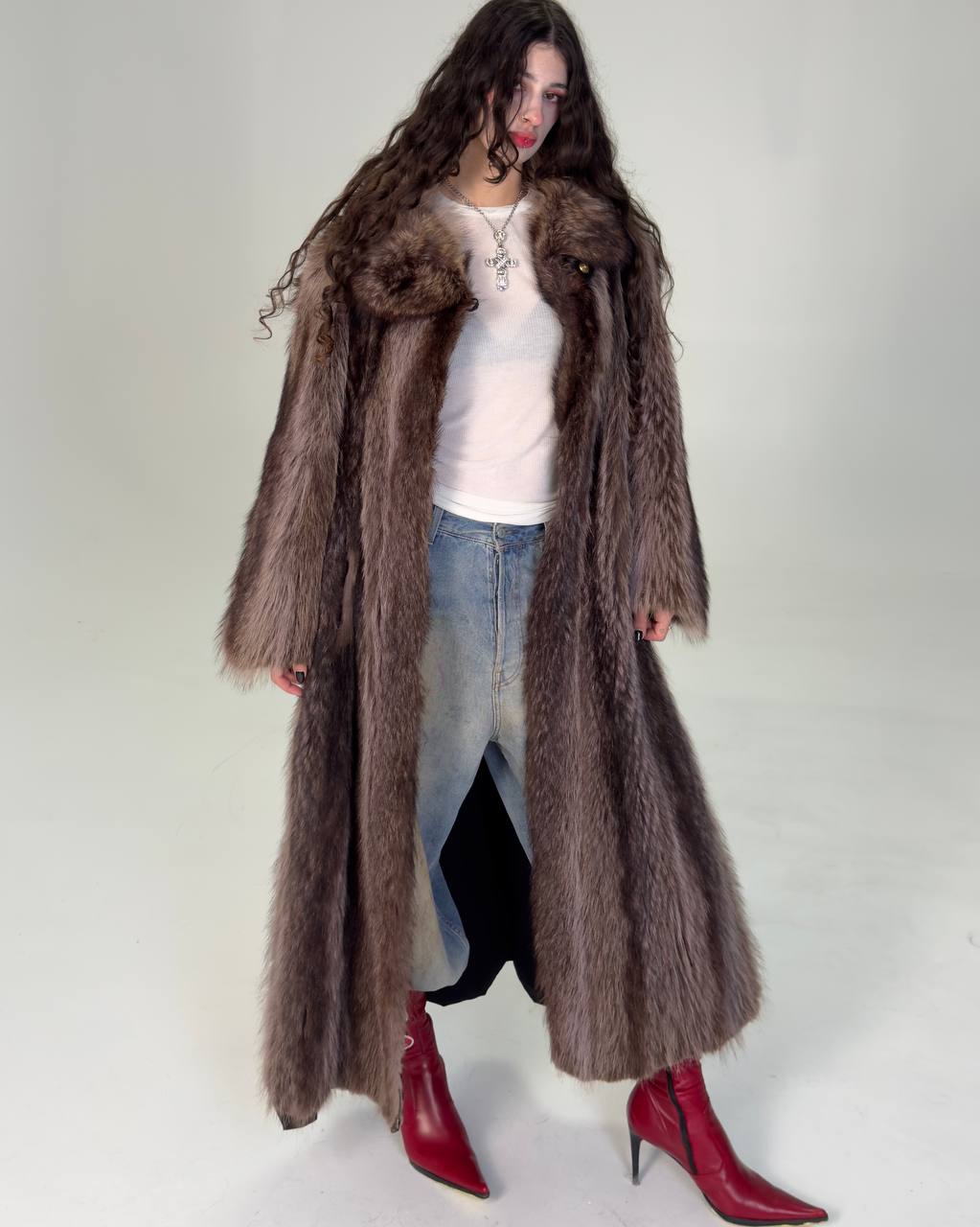 Vintage Long Fur Coat