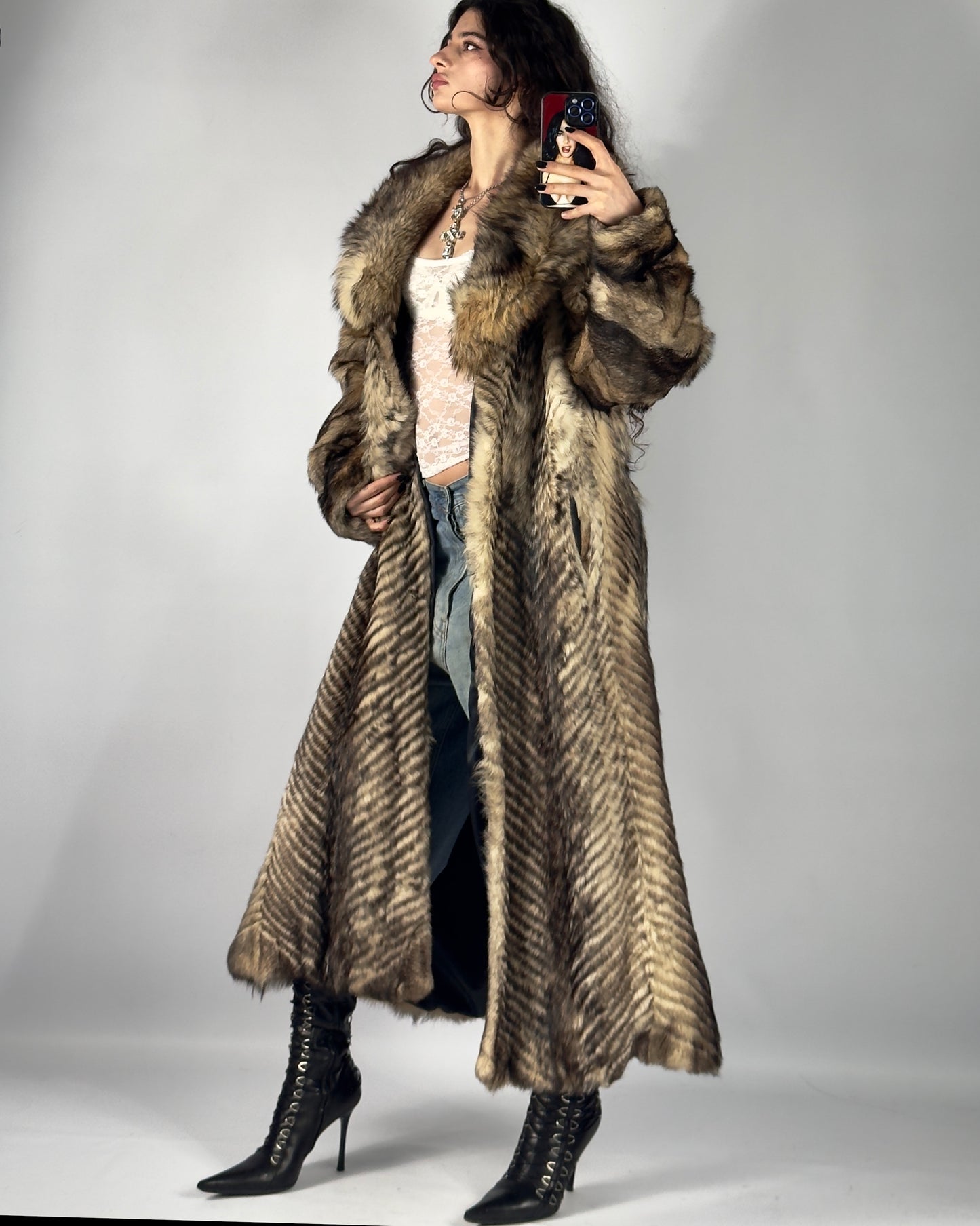 Vintage Fur Coat — M/L