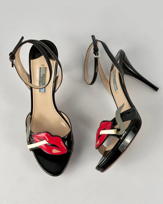 Prada SS12 Smoking Lips Heels — 38