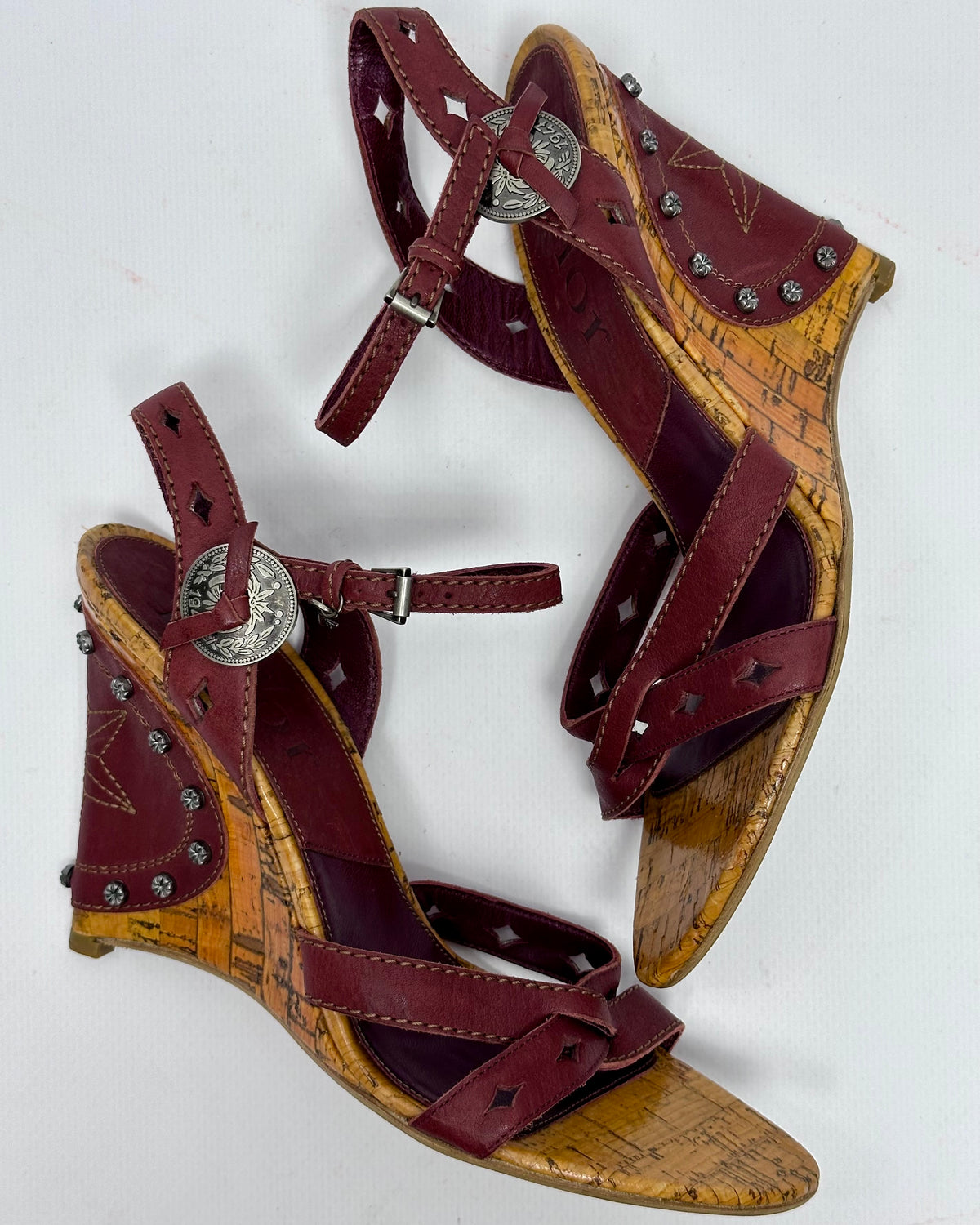 Christian Dior by John Galliano S/S 2006 Gaucho Wedge Heels — 38/39
