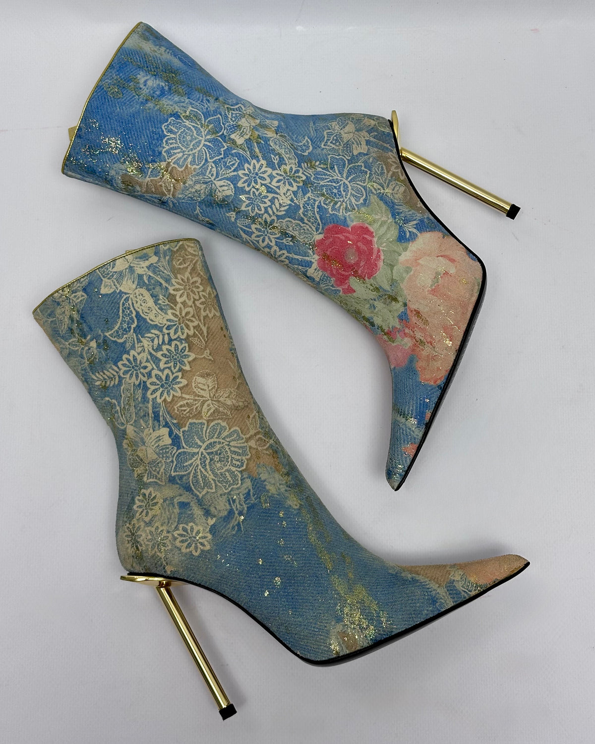 Hamlet Couture Vintage Suede Boots — 38