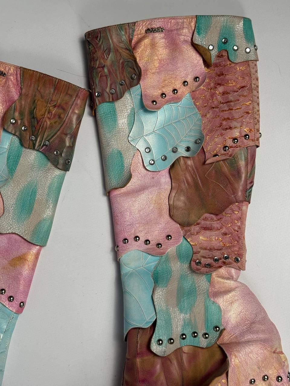 El Dantes Rare Vintage Exotic Leather Boots — 40/41